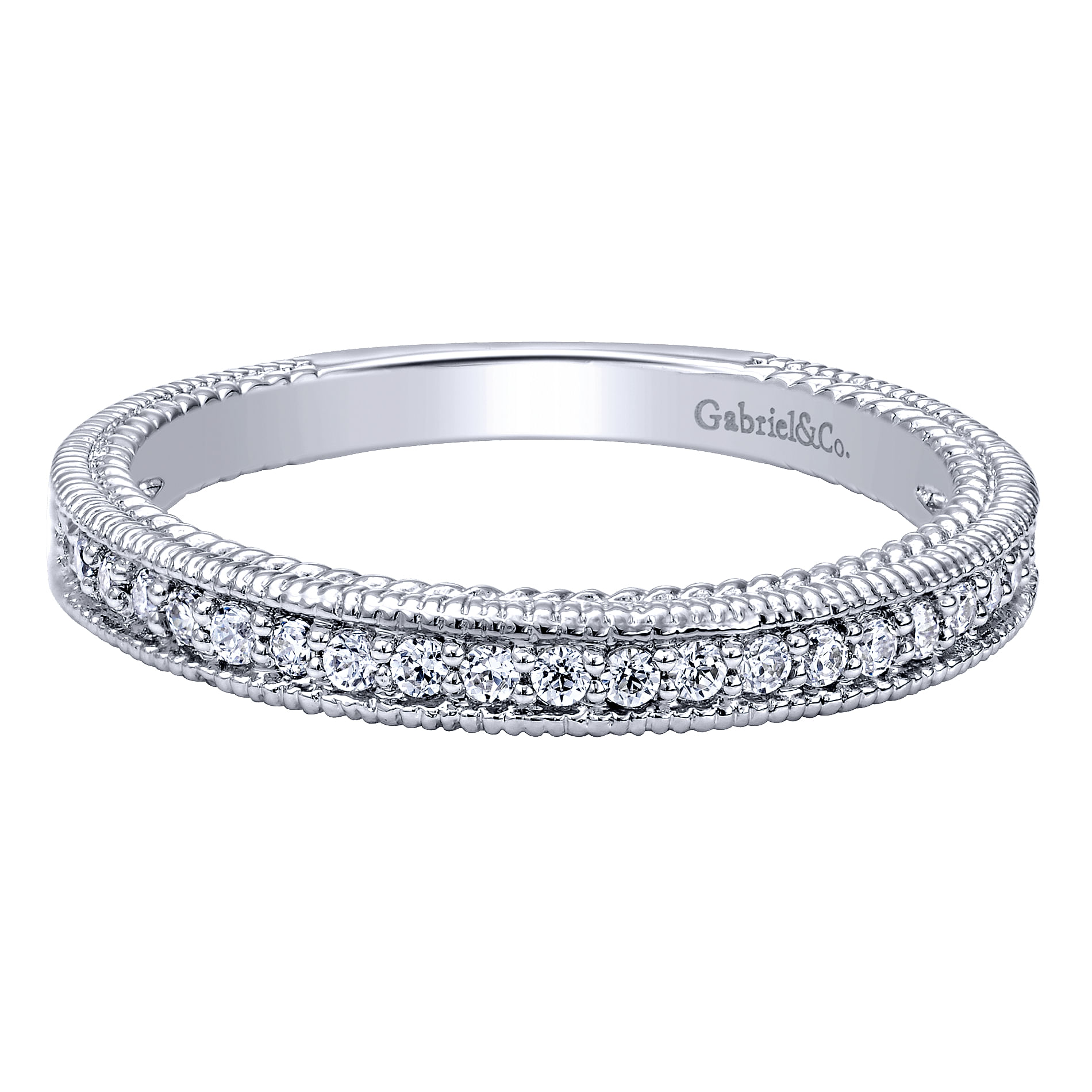 14k White Gold Diamond Straight 14k White Gold Diamond Straight