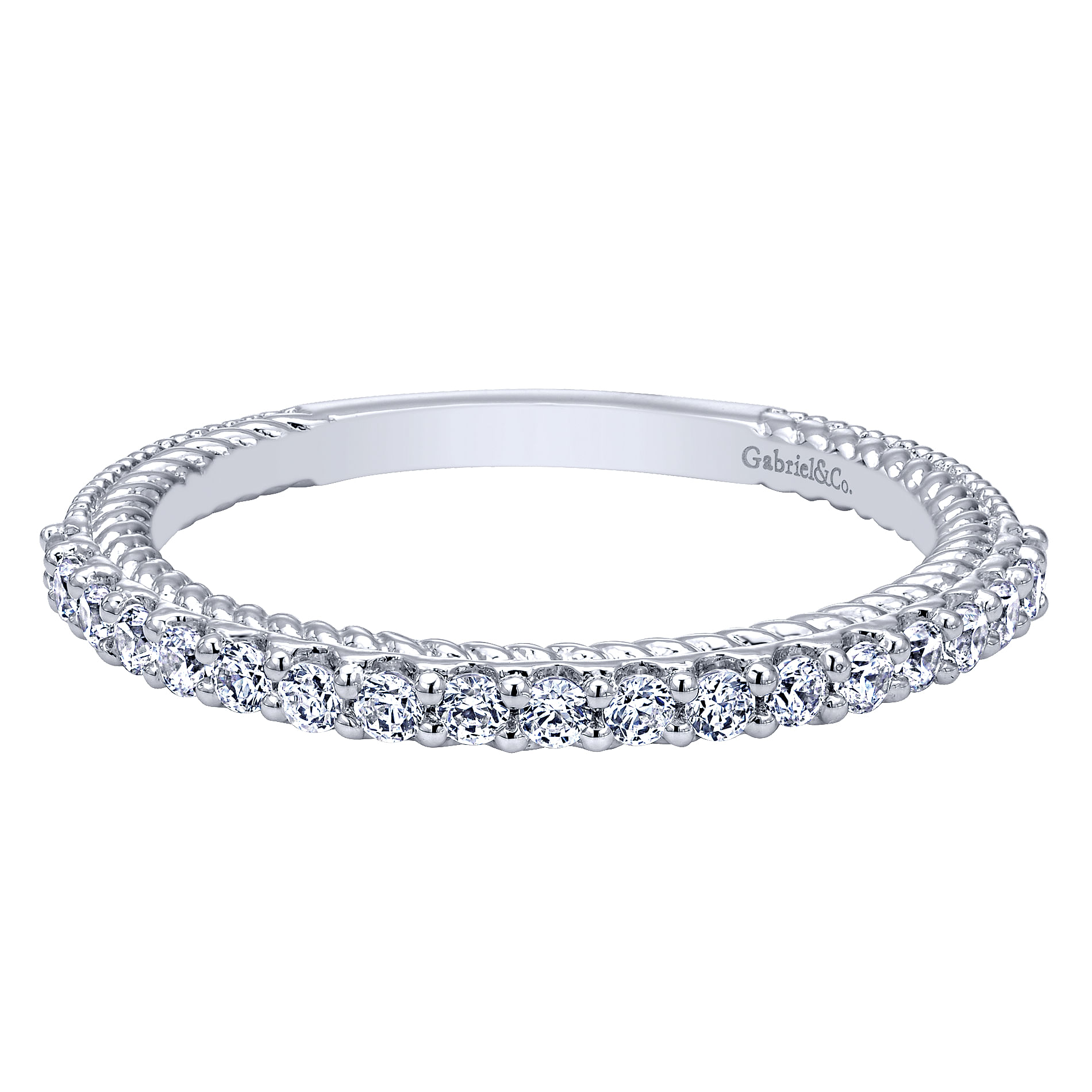 14k White Gold Diamond Straight 14k White Gold Diamond Straight