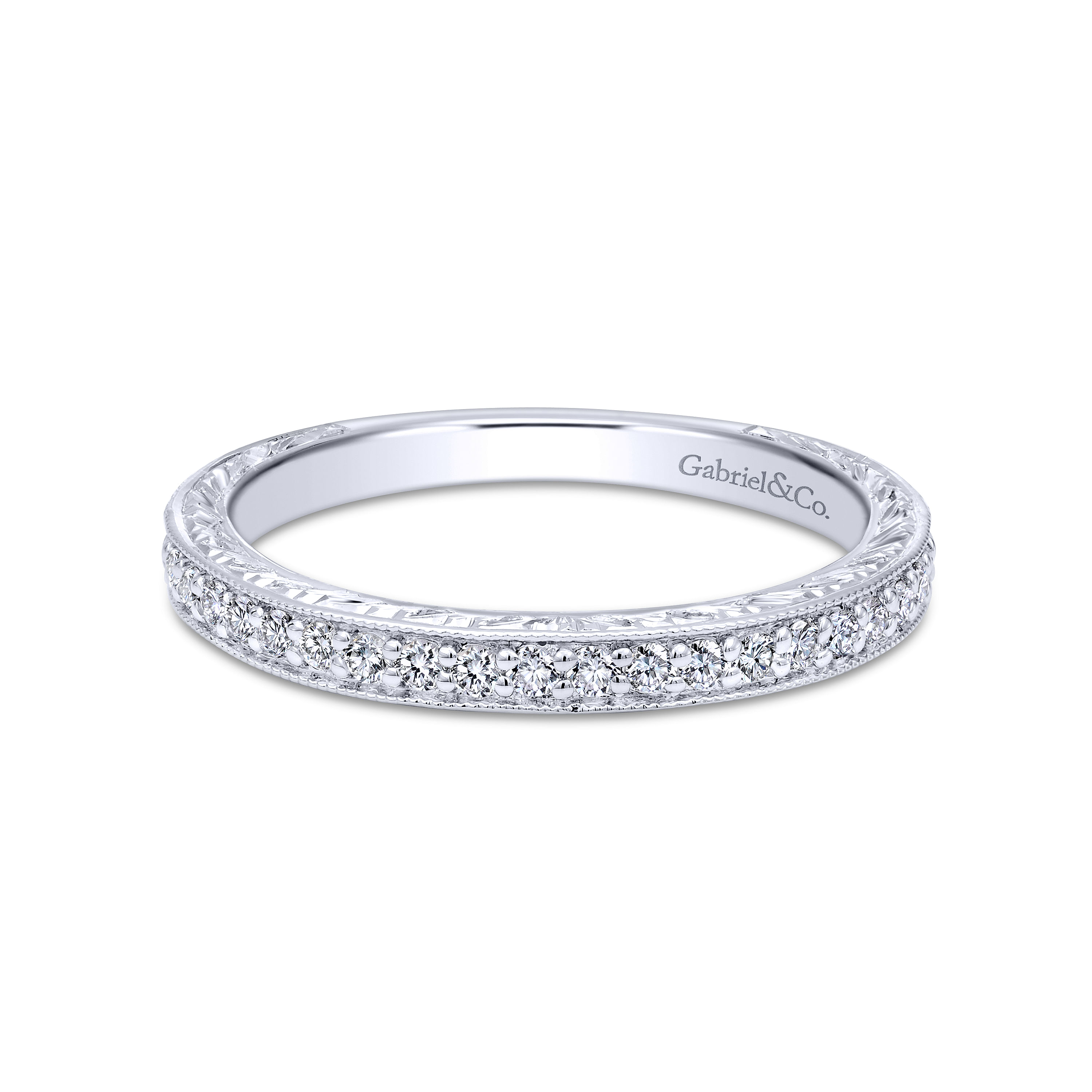 14k White Gold Diamond Straight 14k White Gold Diamond Straight