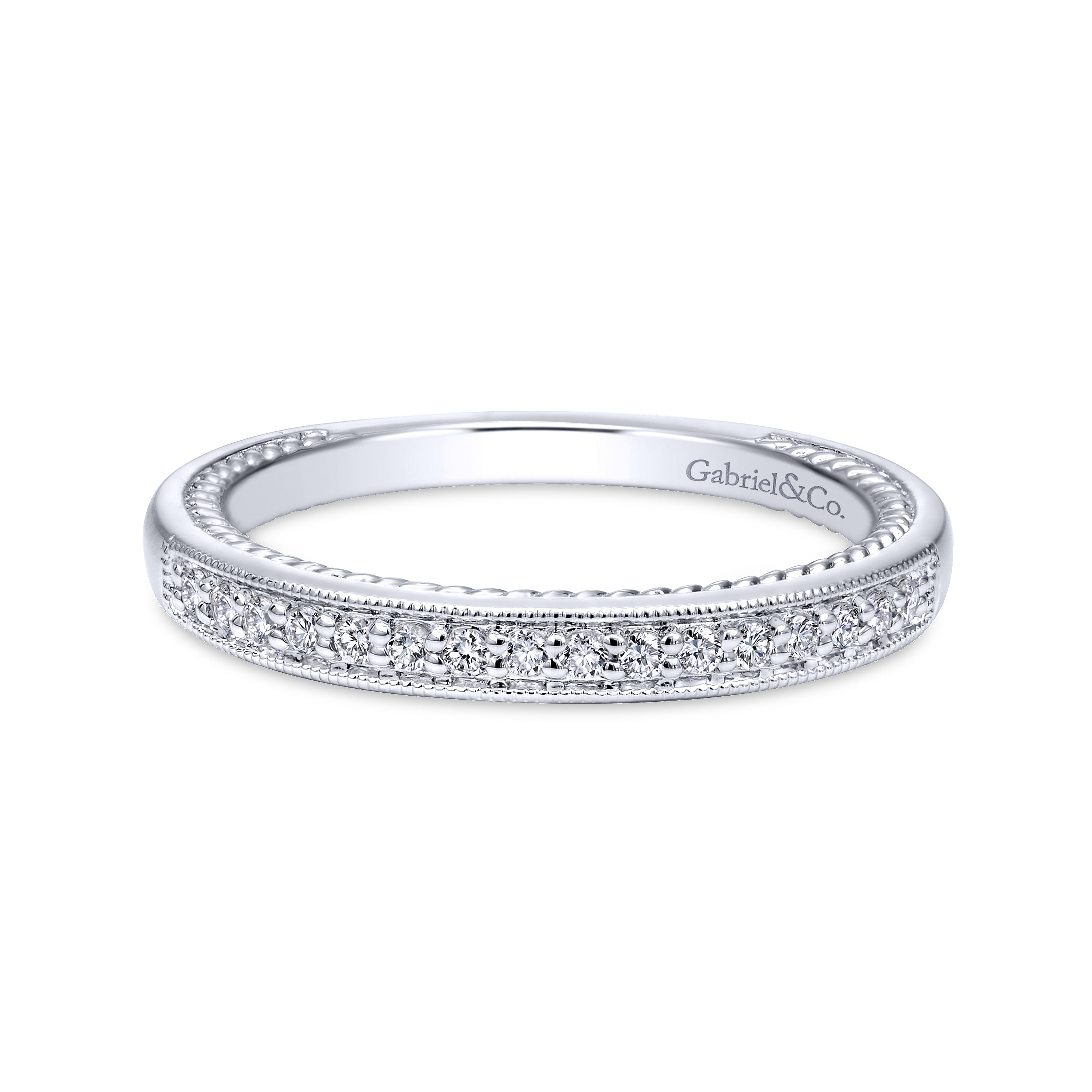 14k White Gold Diamond Straight 14k White Gold Diamond Straight