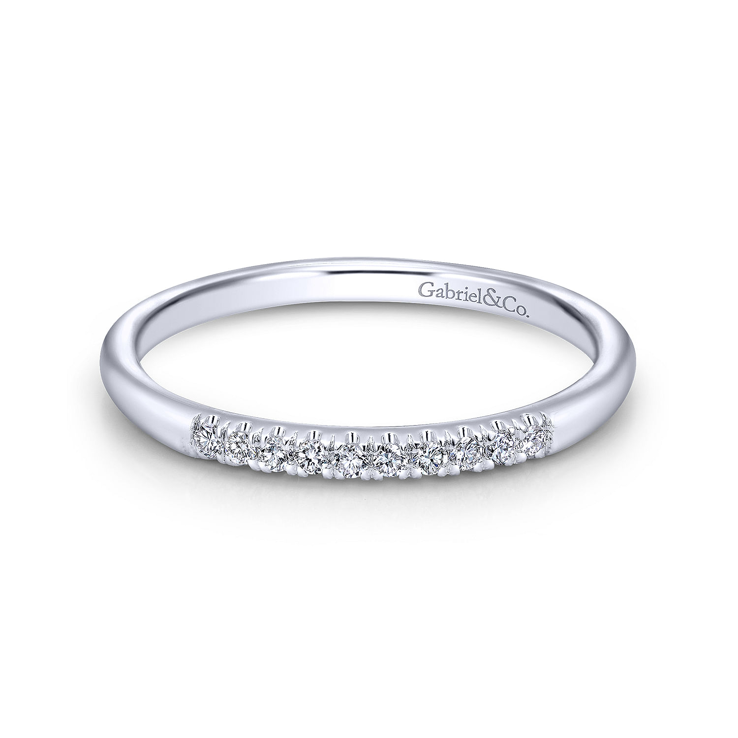 14k White Gold Diamond Straight 14k White Gold Diamond Straight