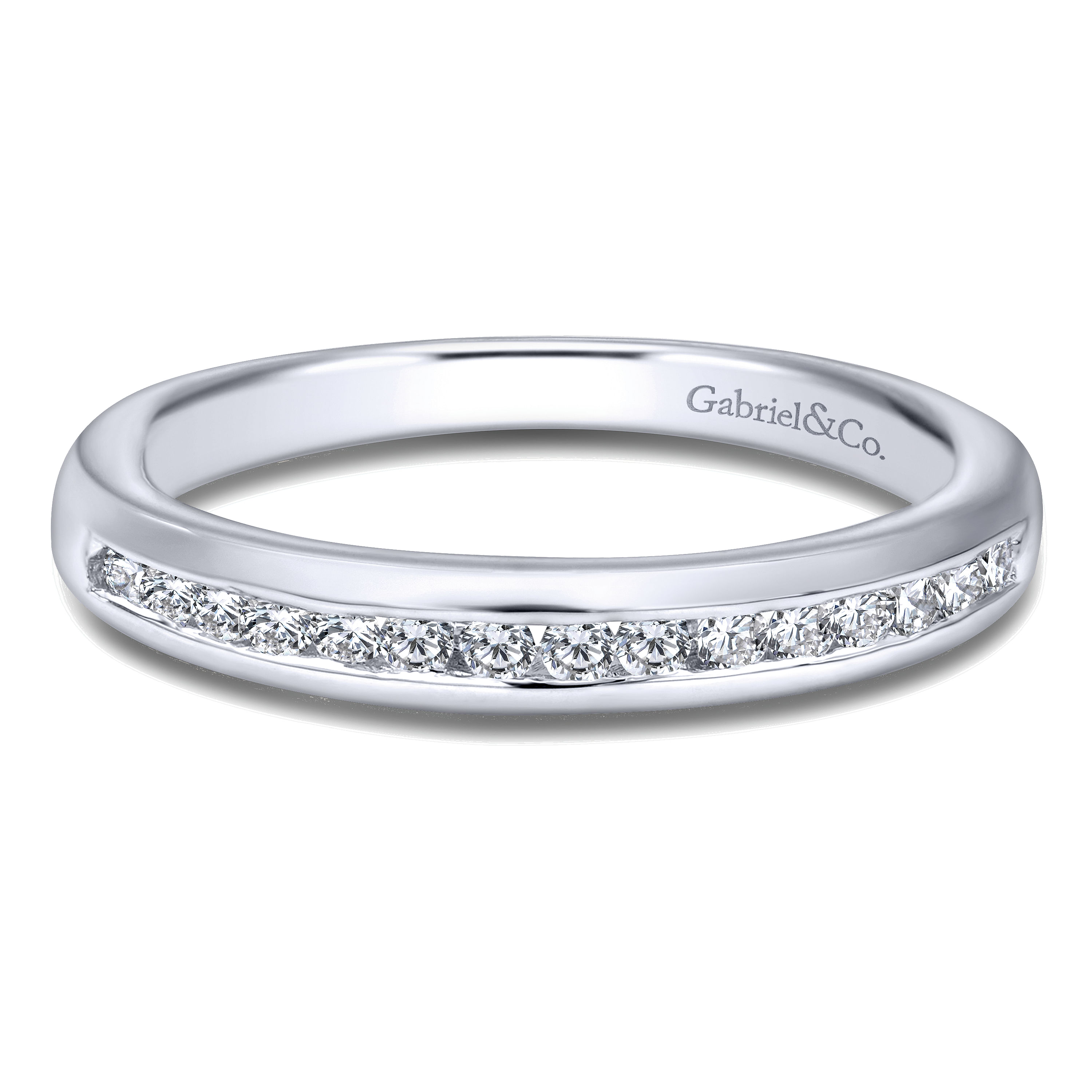 14k White Gold Diamond Straight 14k White Gold Diamond Straight