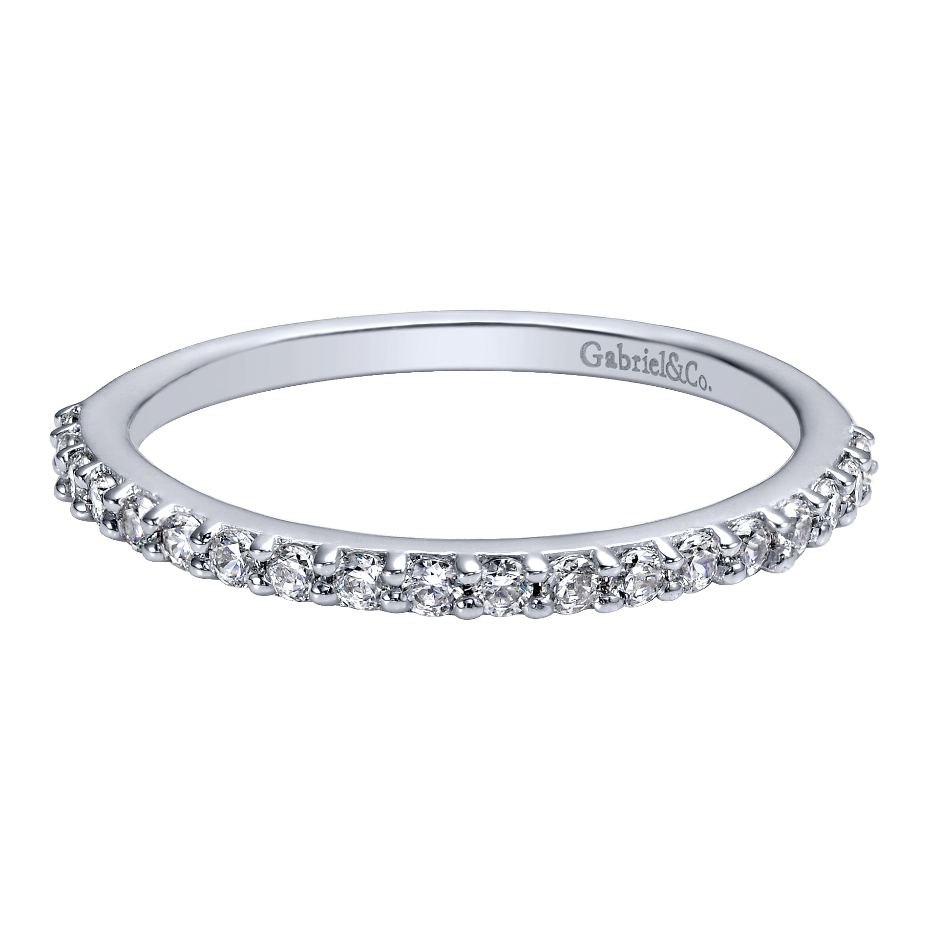 14k White Gold Diamond Straight 14k White Gold Diamond Straight