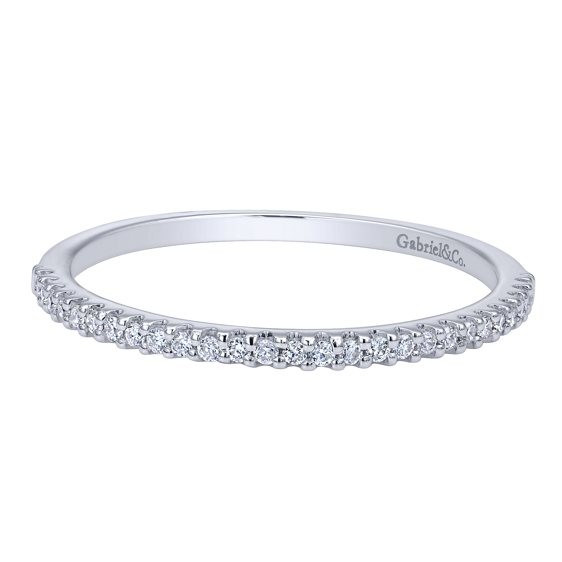 14k White Gold Diamond Straight 14k White Gold Diamond Straight