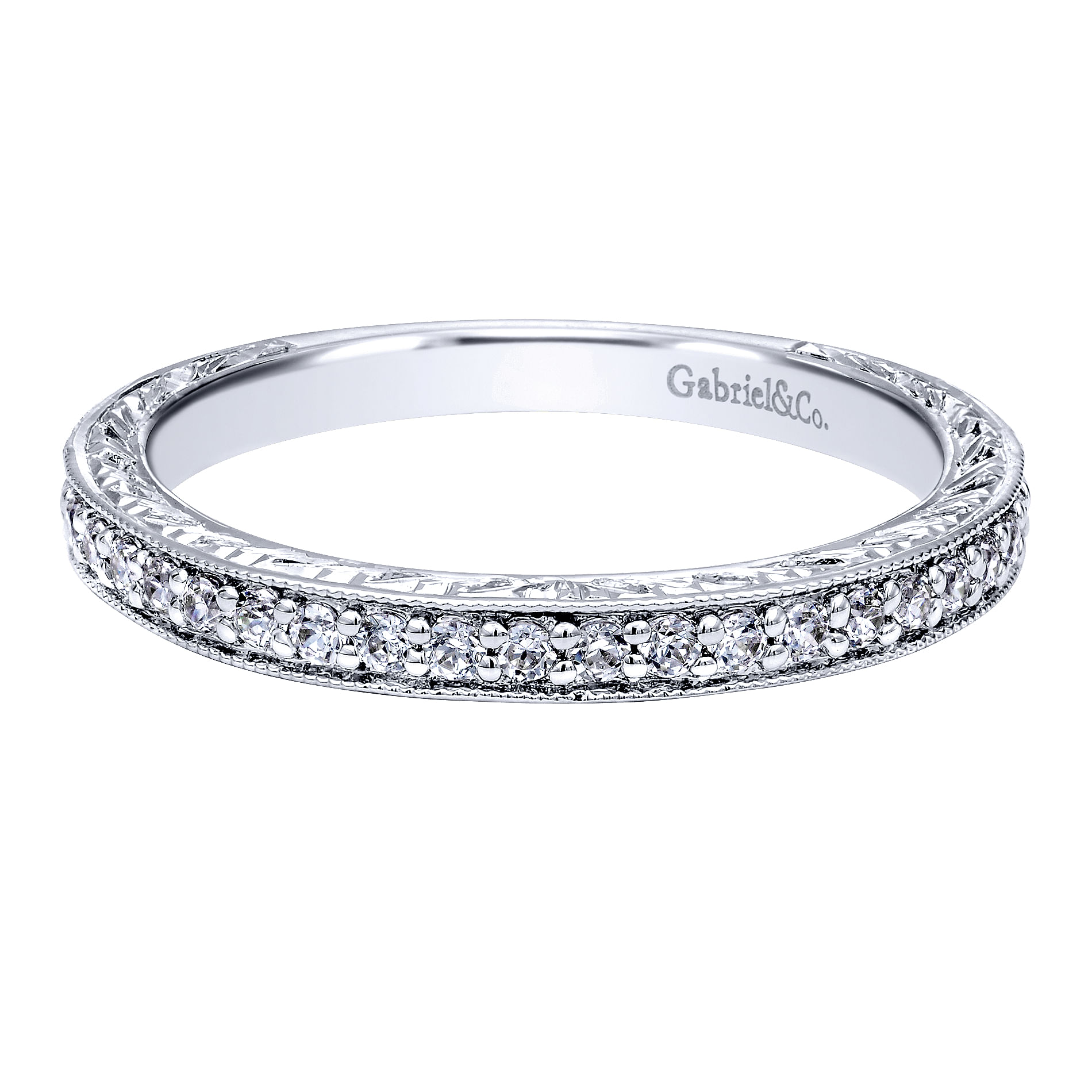 14k White Gold Diamond Straight 14k White Gold Diamond Straight