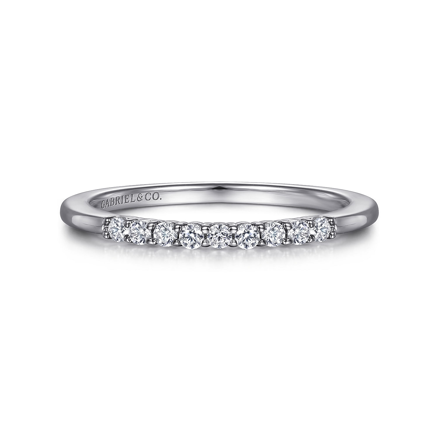 14k White Gold Diamond Straight 14k White Gold Diamond Straight