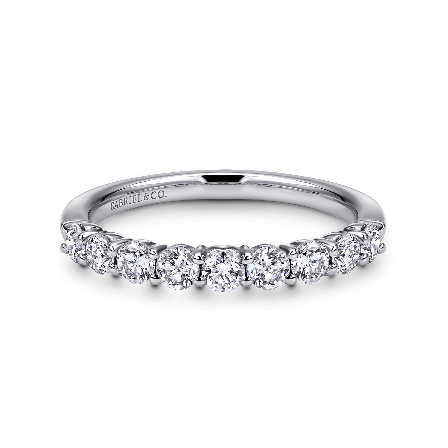 14k White Gold Diamond Straight 14k White Gold Diamond Straight