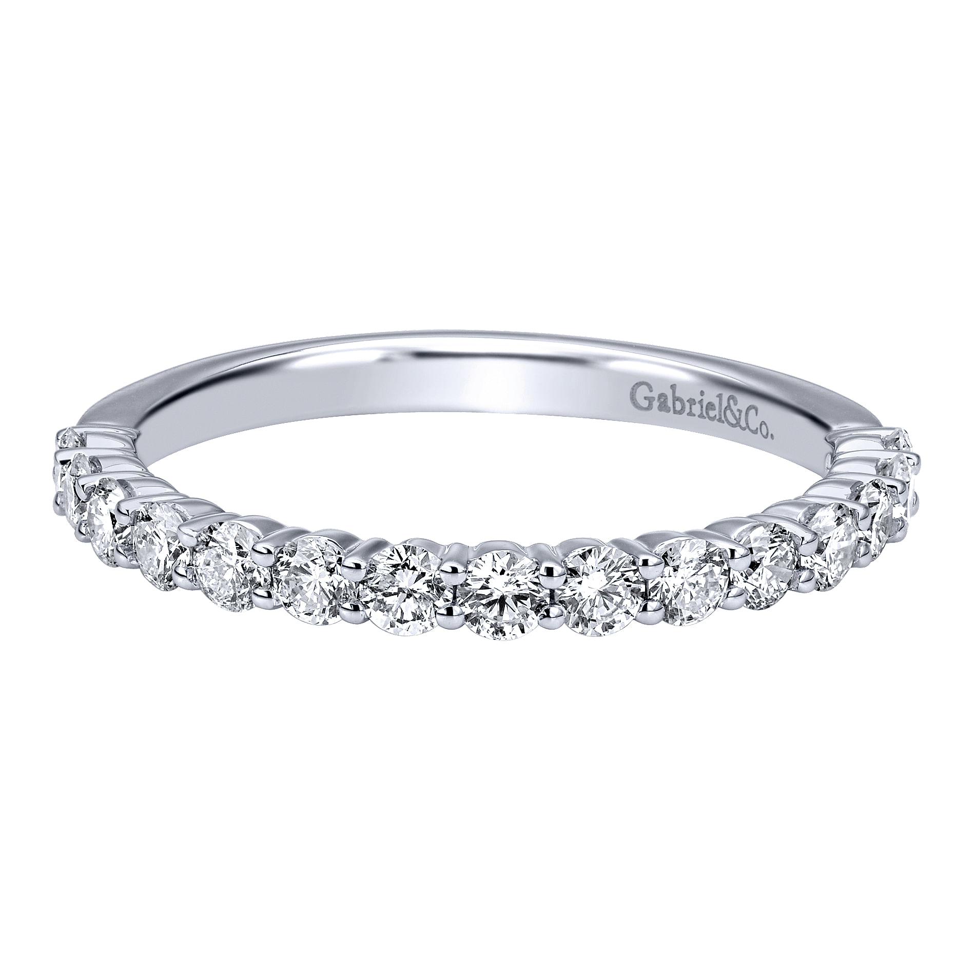 14k White Gold Diamond Straight 14k White Gold Diamond Straight