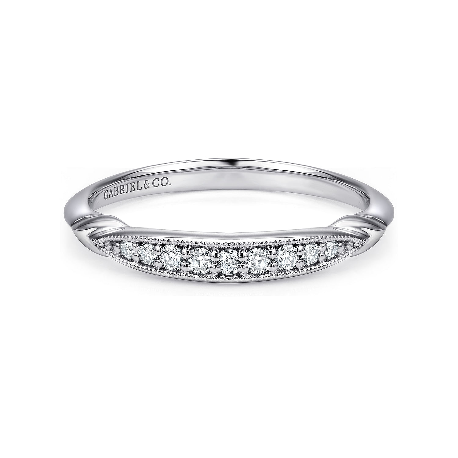 14k White Gold Diamond Straight 14k White Gold Diamond Straight