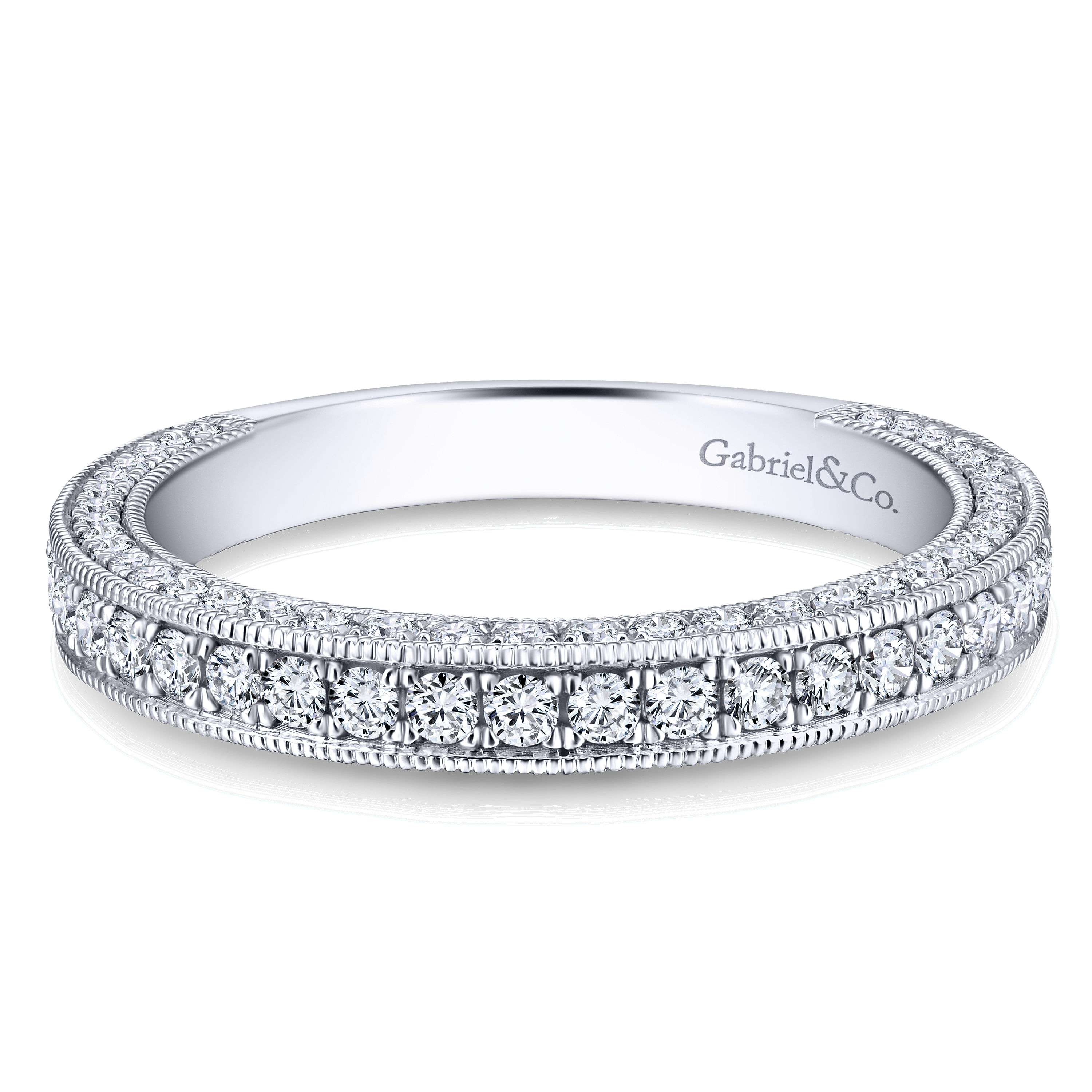 14k White Gold Diamond Straight 14k White Gold Diamond Straight