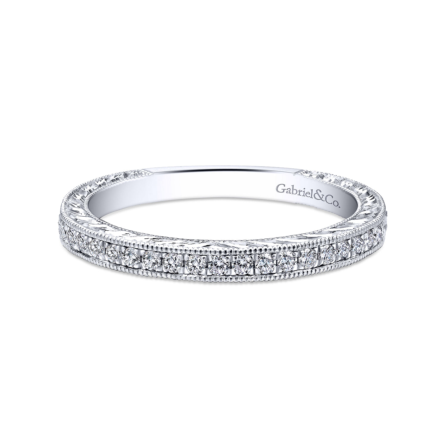 14k White Gold Diamond Straight 14k White Gold Diamond Straight