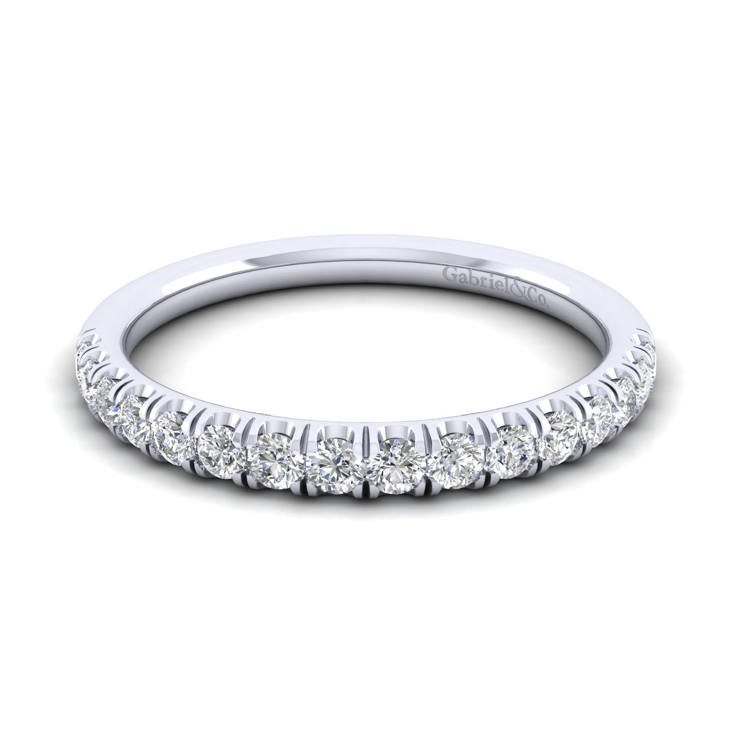 14k White Gold Diamond Straight 14k White Gold Diamond Straight