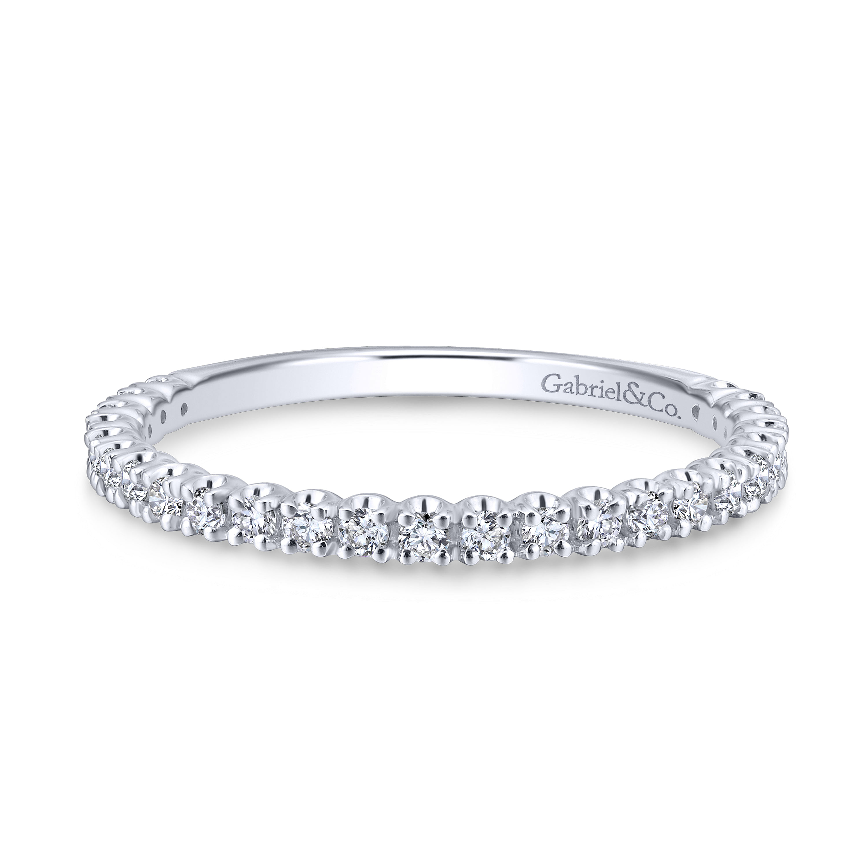14k White Gold Diamond Straight 14k White Gold Diamond Straight