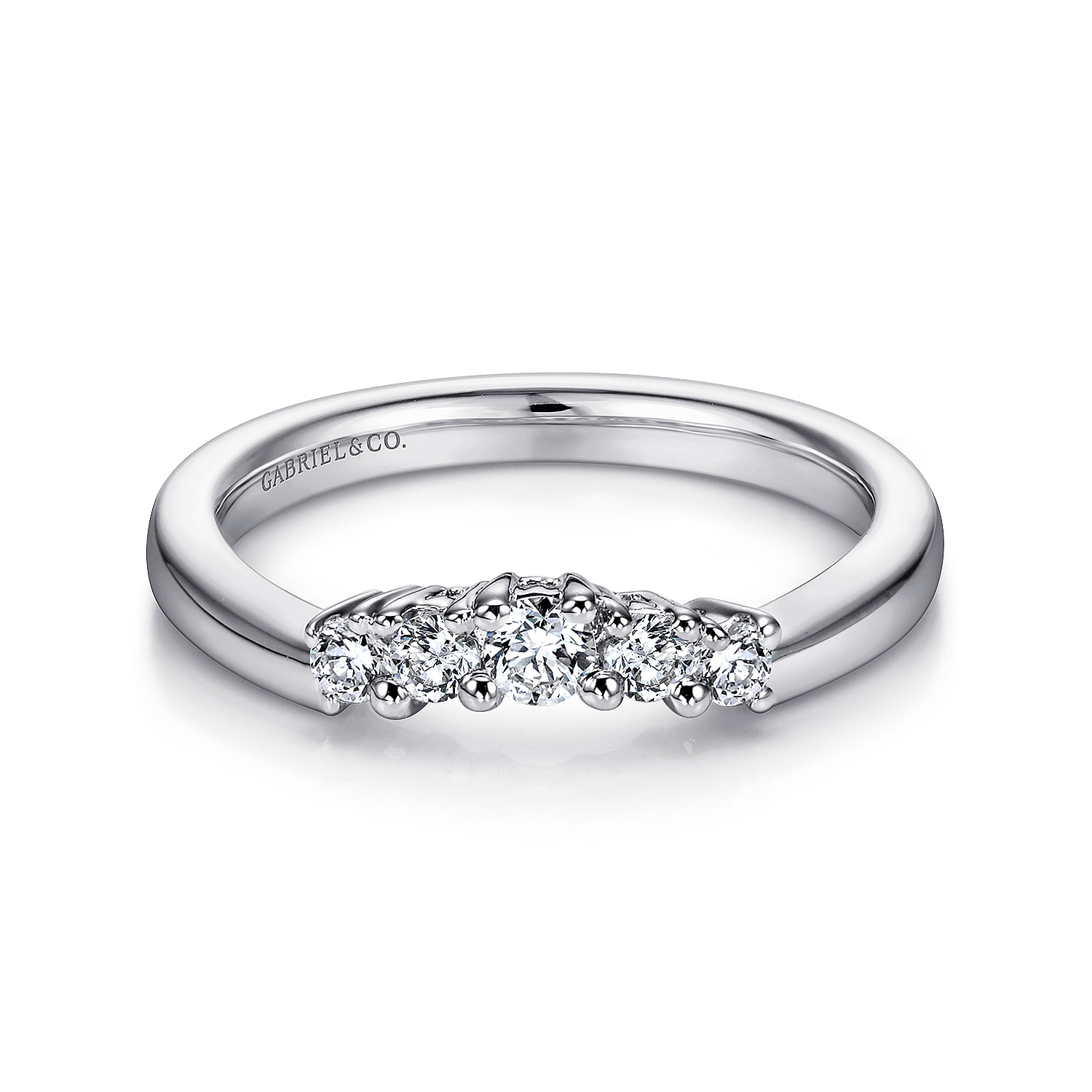 14k White Gold Diamond Straight 14k White Gold Diamond Straight