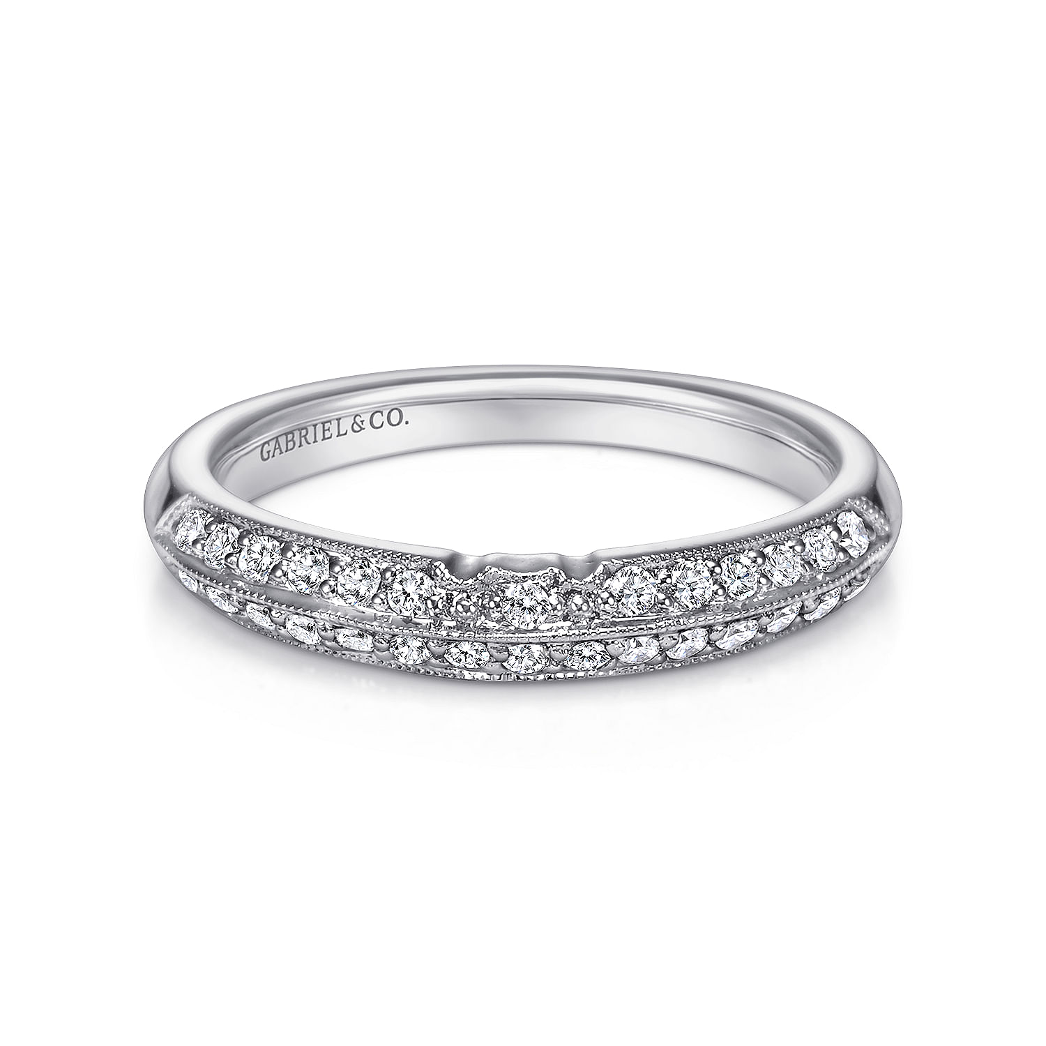 14k White Gold Diamond Straight 14k White Gold Diamond Straight