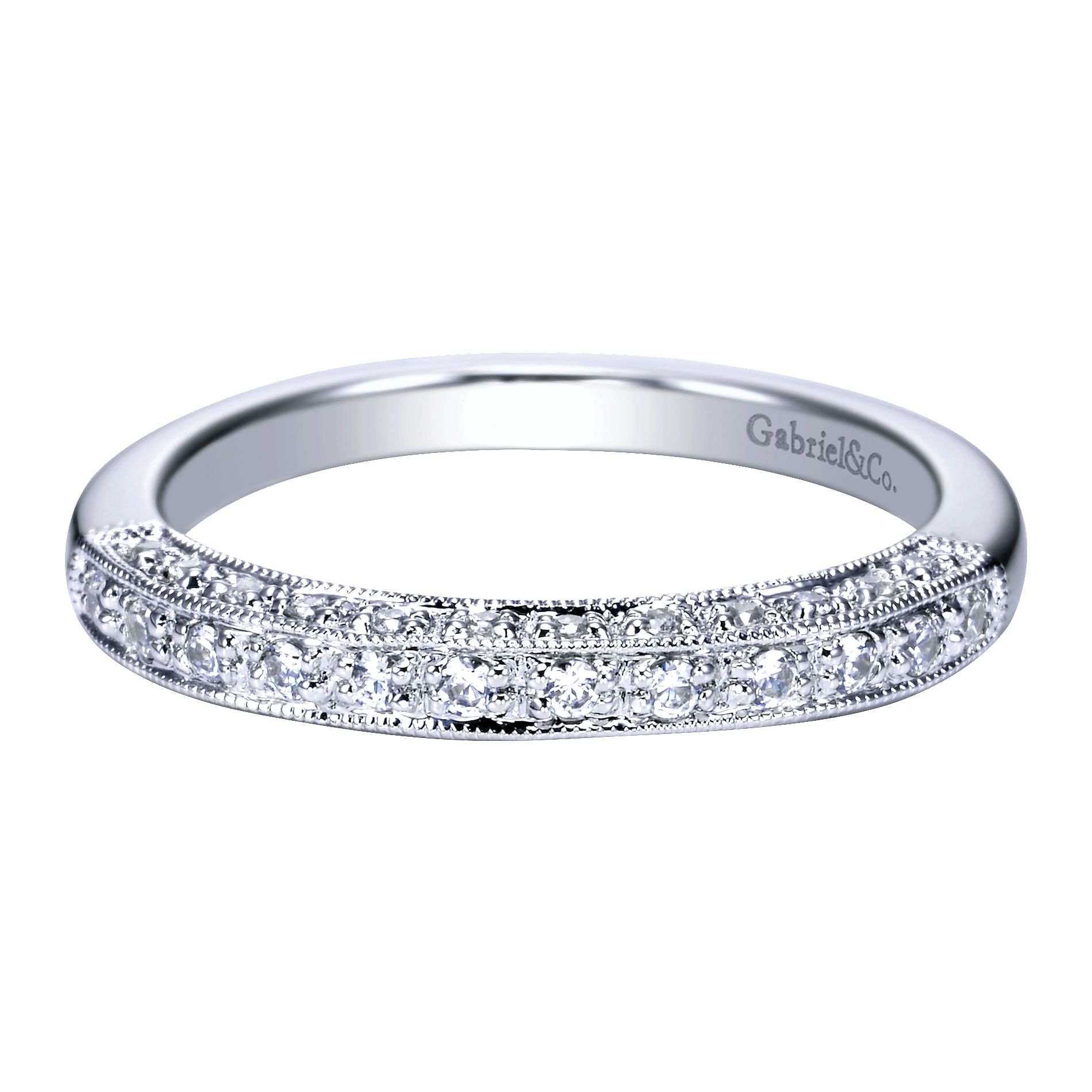 14k White Gold Diamond Straight 14k White Gold Diamond Straight