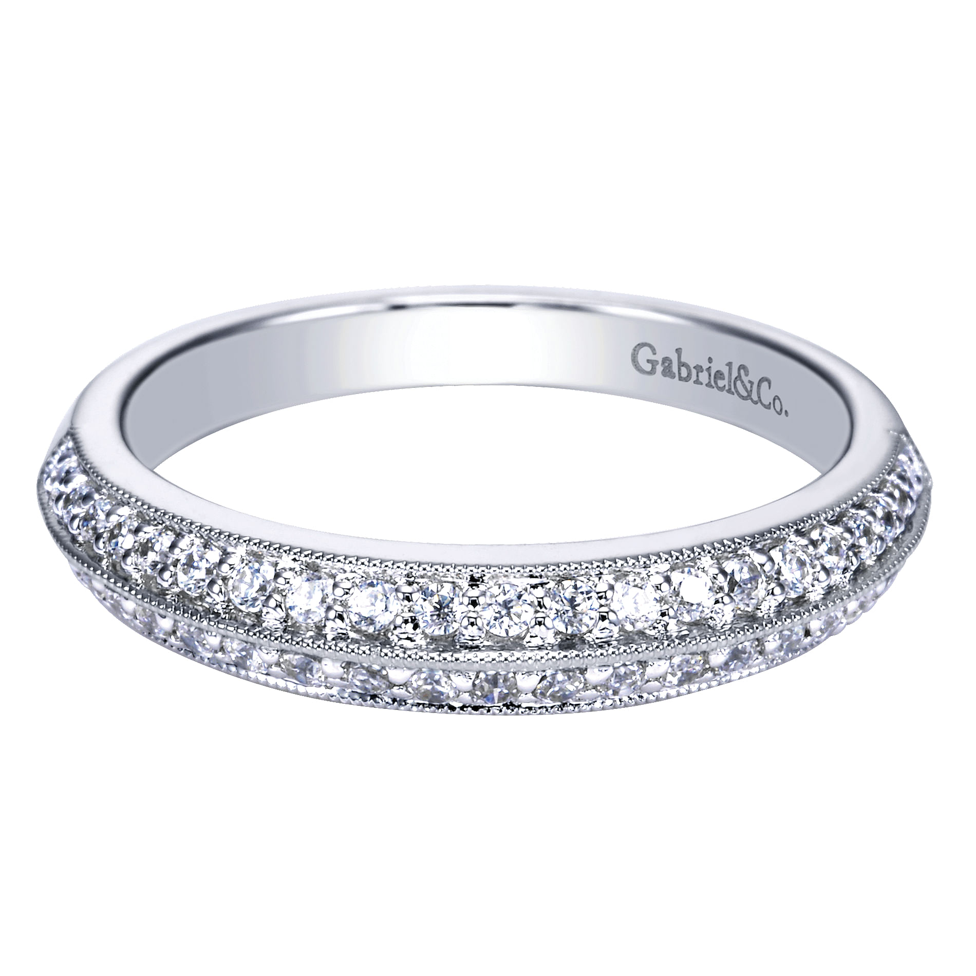 14k White Gold Diamond Straight 14k White Gold Diamond Straight