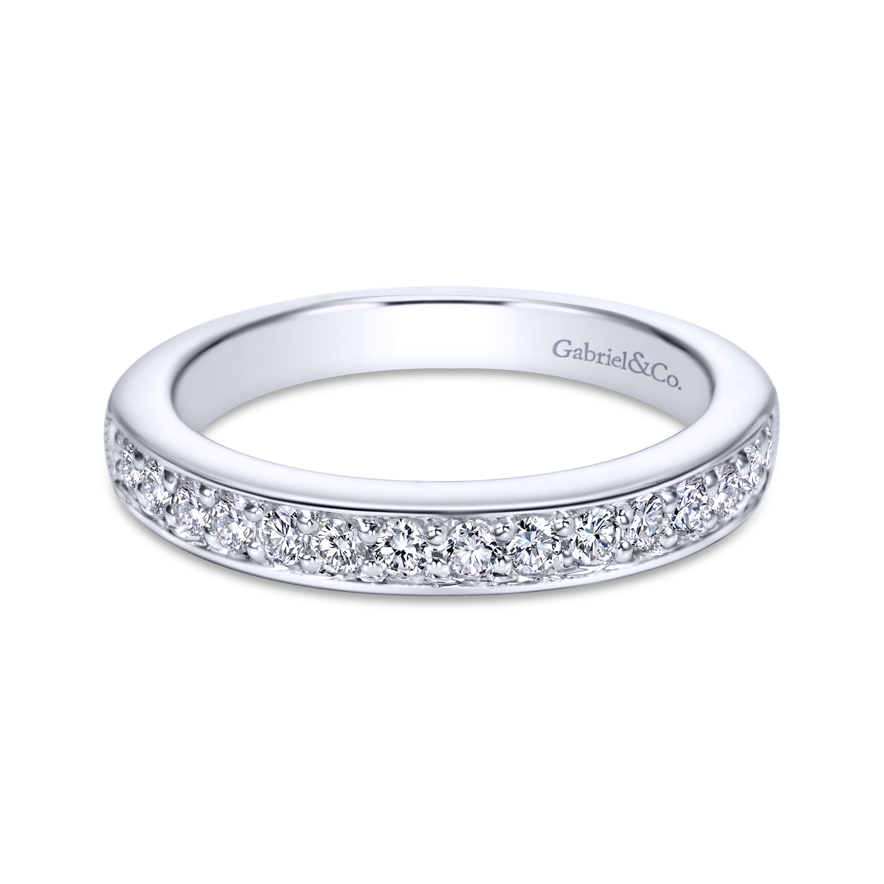 14k White Gold Diamond Straight 14k White Gold Diamond Straight