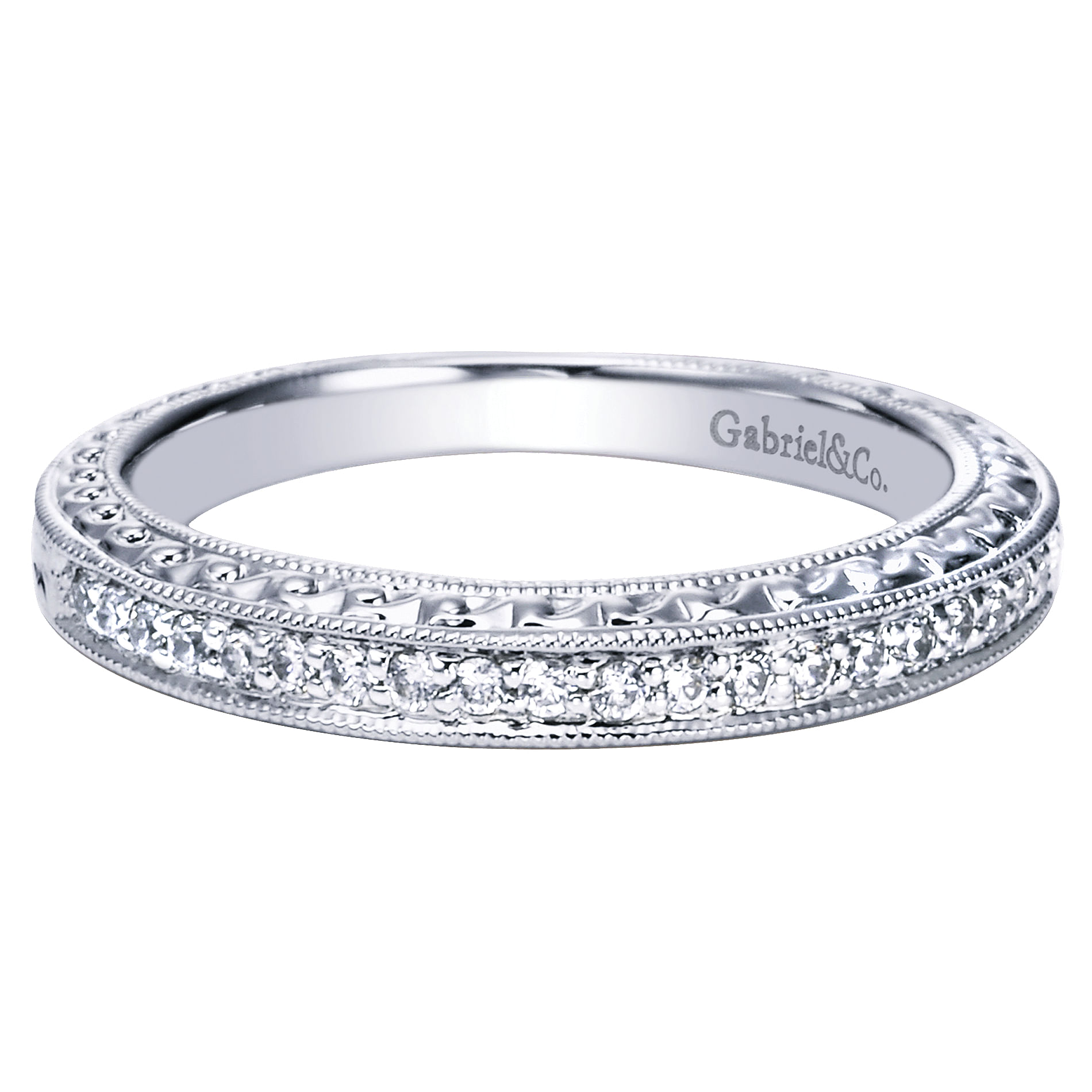 14k White Gold Diamond Straight 14k White Gold Diamond Straight