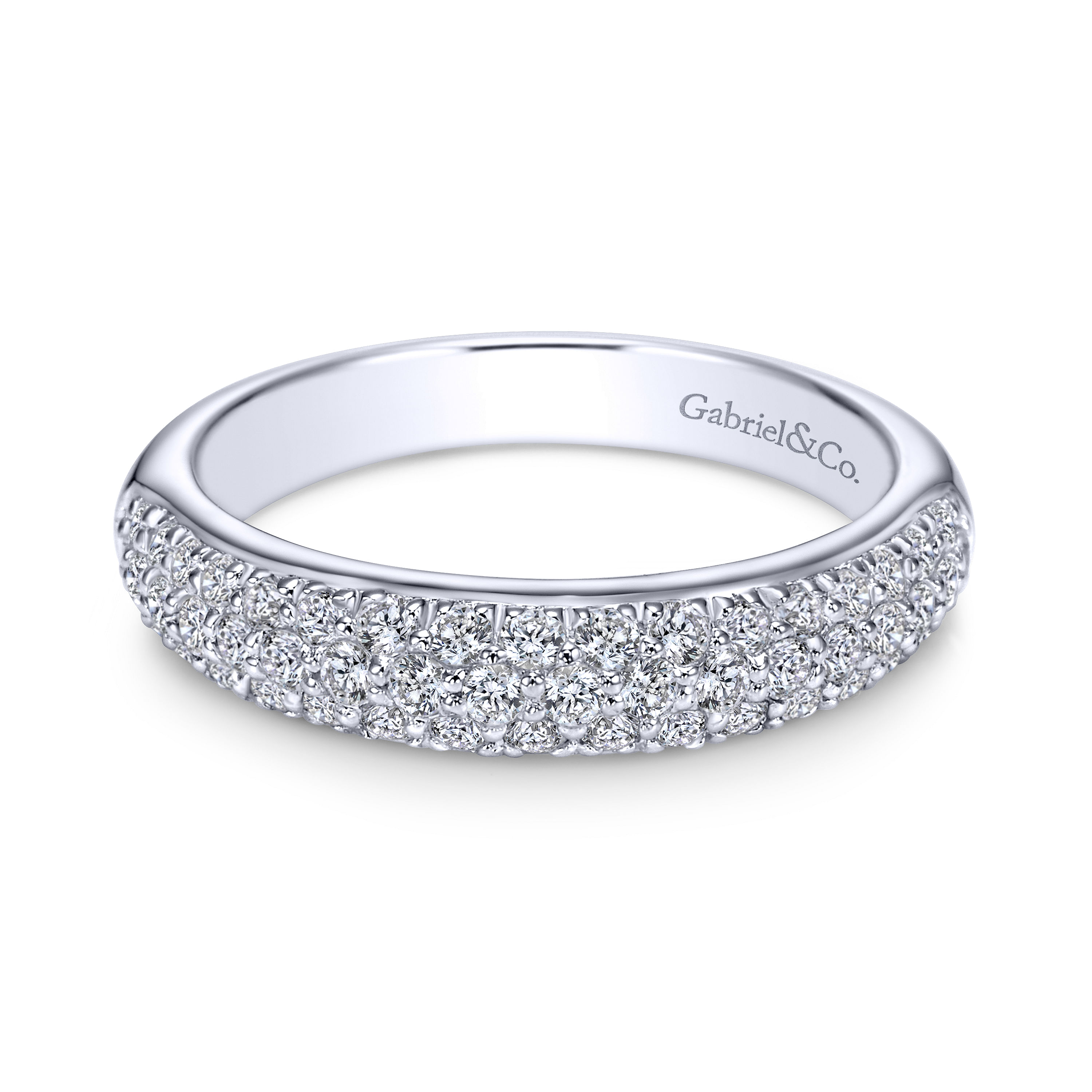 14k White Gold Diamond Straight 14k White Gold Diamond Straight