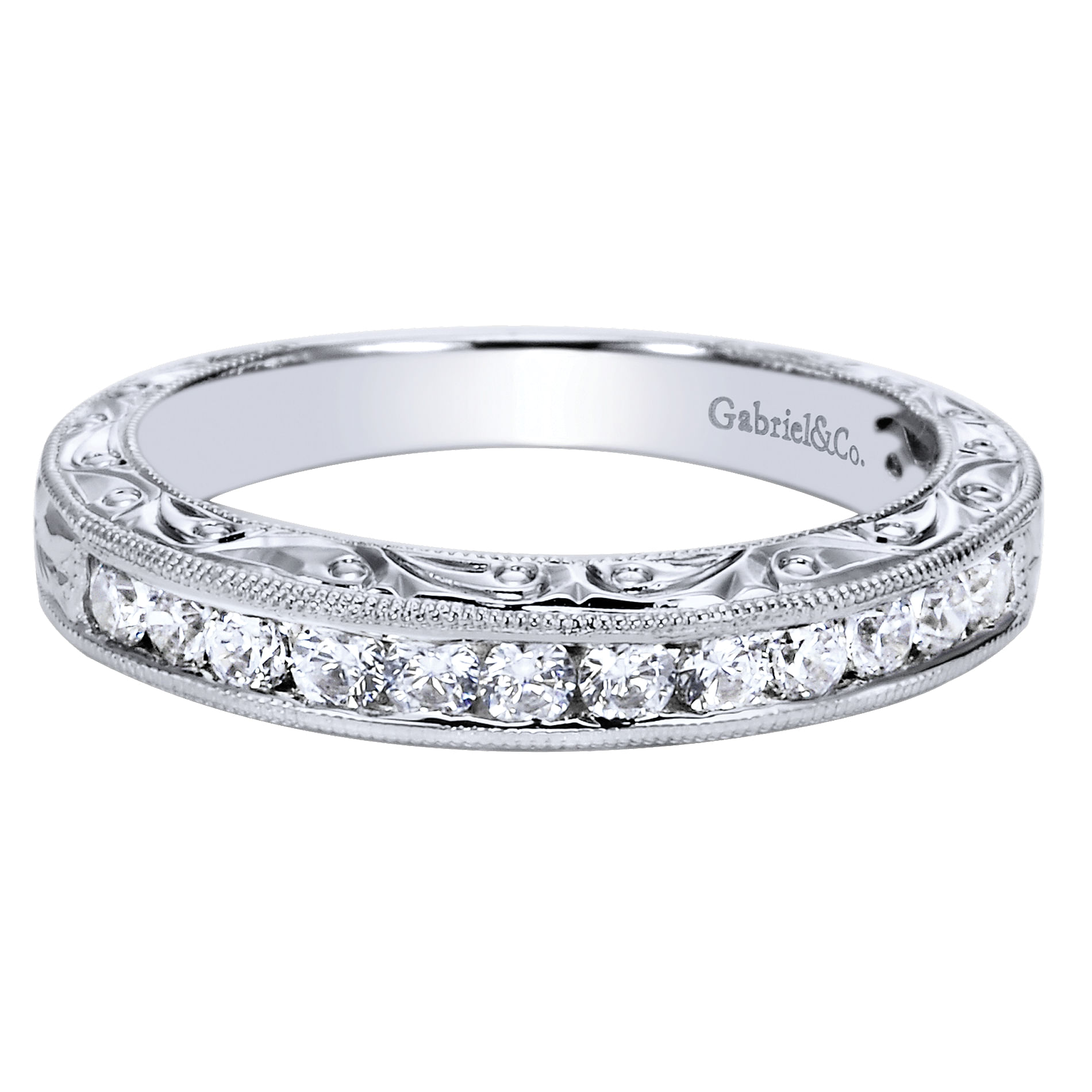 14k White Gold Diamond Straight 14k White Gold Diamond Straight
