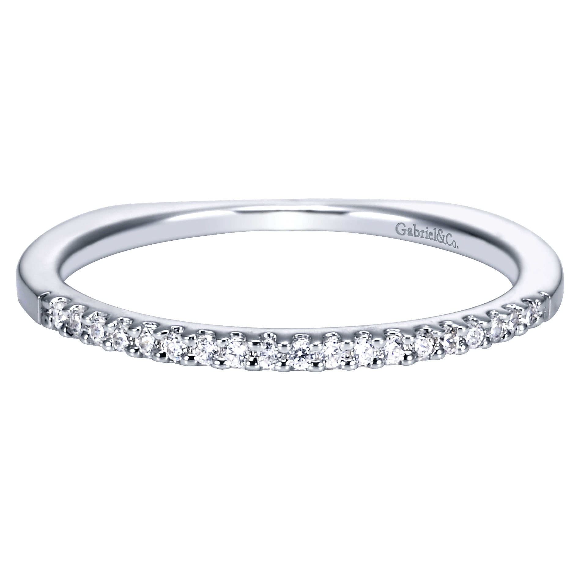 14k White Gold Diamond Straight 14k White Gold Diamond Straight