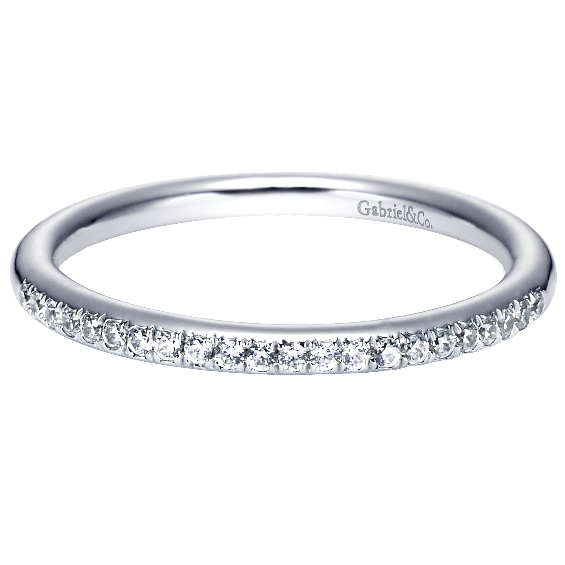 14k White Gold Diamond Straight 14k White Gold Diamond Straight
