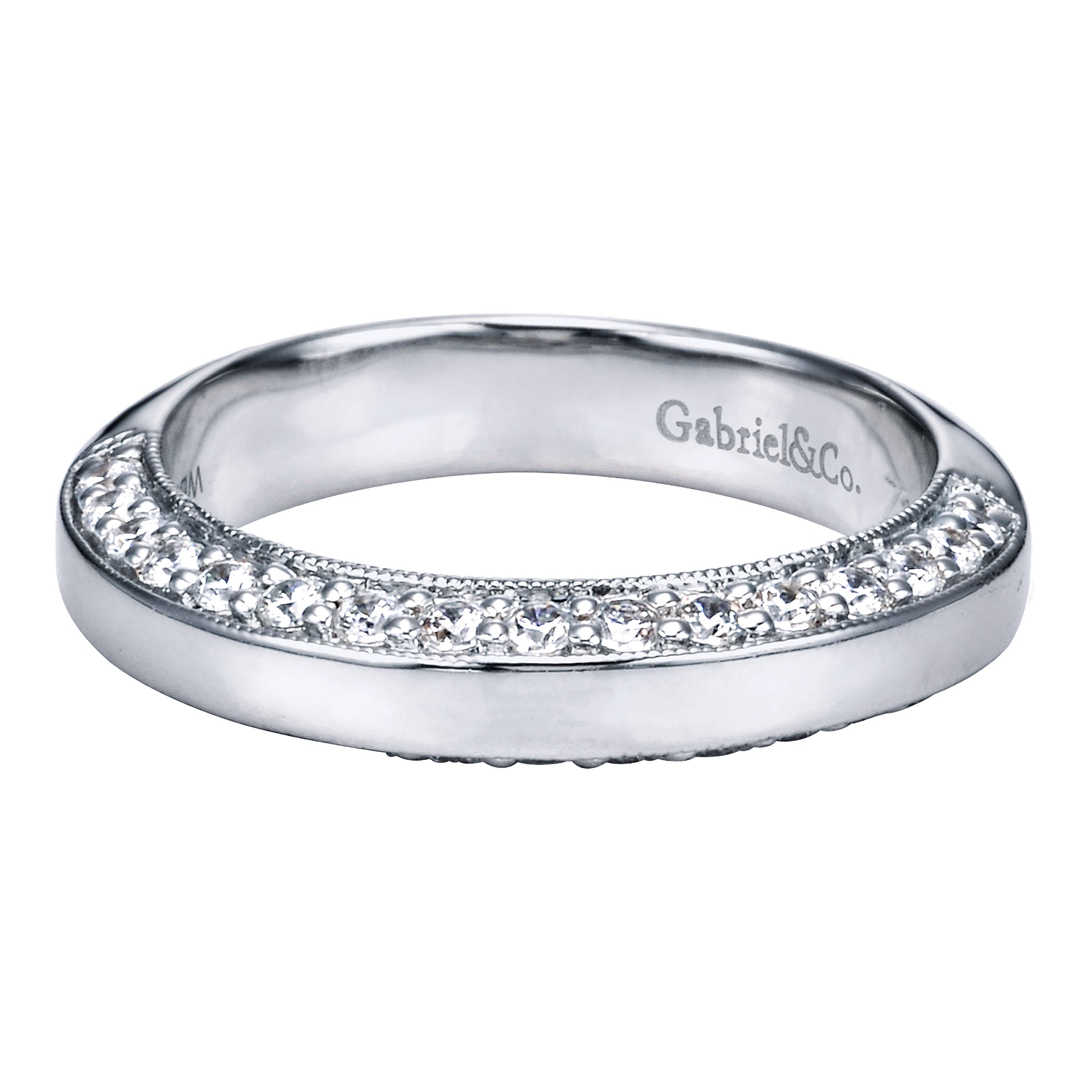 14k White Gold Diamond Straight 14k White Gold Diamond Straight
