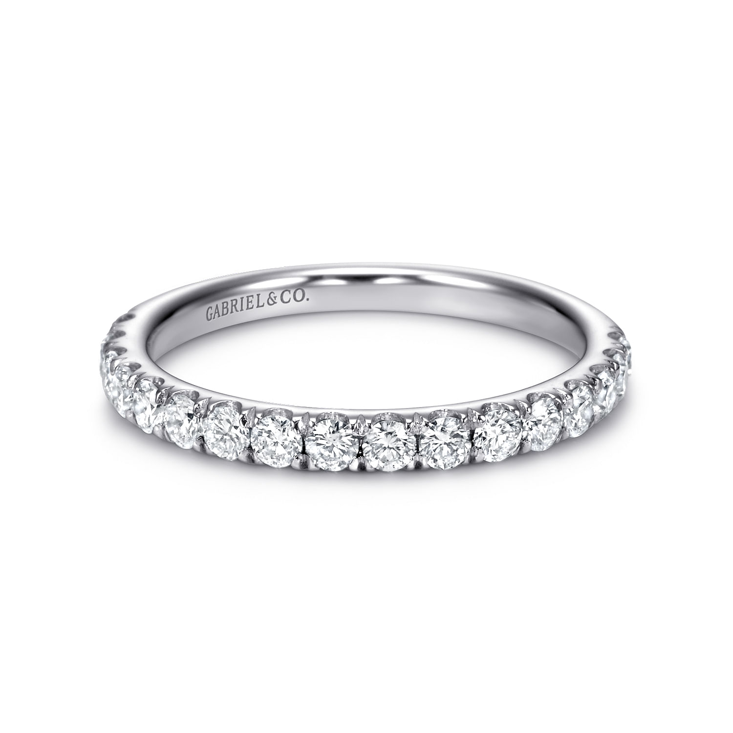 14k White Gold Diamond Straight 14k White Gold Diamond Straight