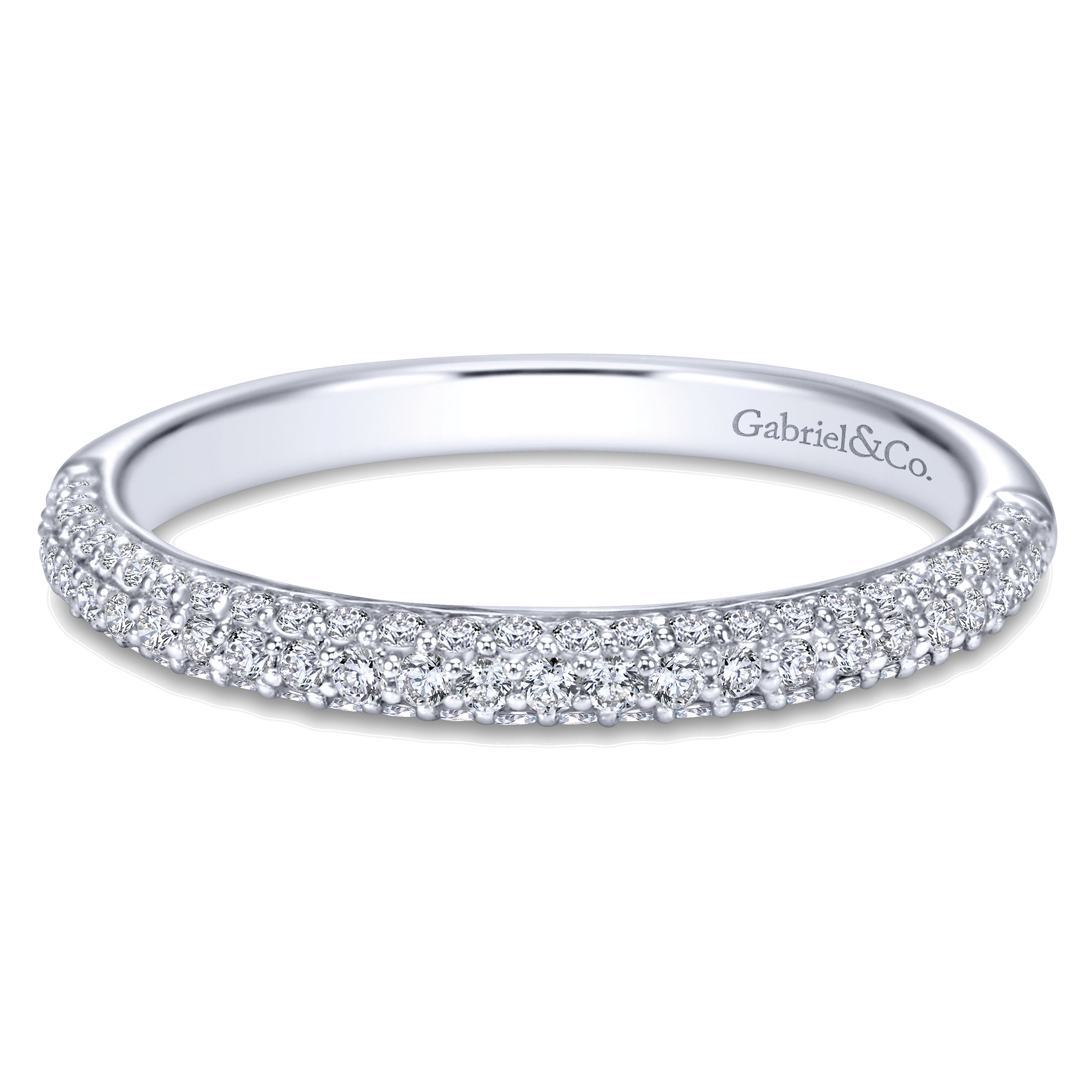 14k White Gold Diamond Straight 14k White Gold Diamond Straight