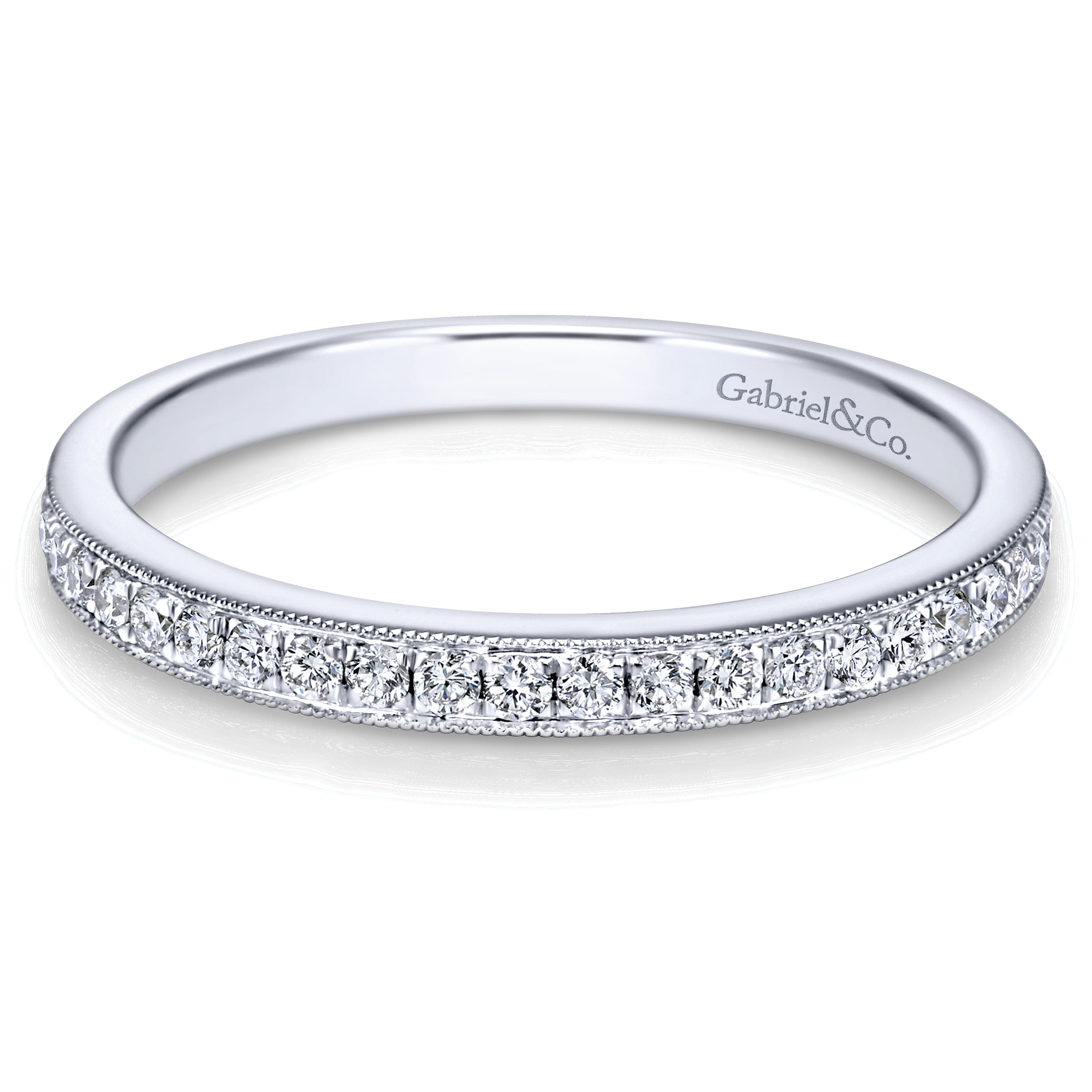 14k White Gold Diamond Straight 14k White Gold Diamond Straight
