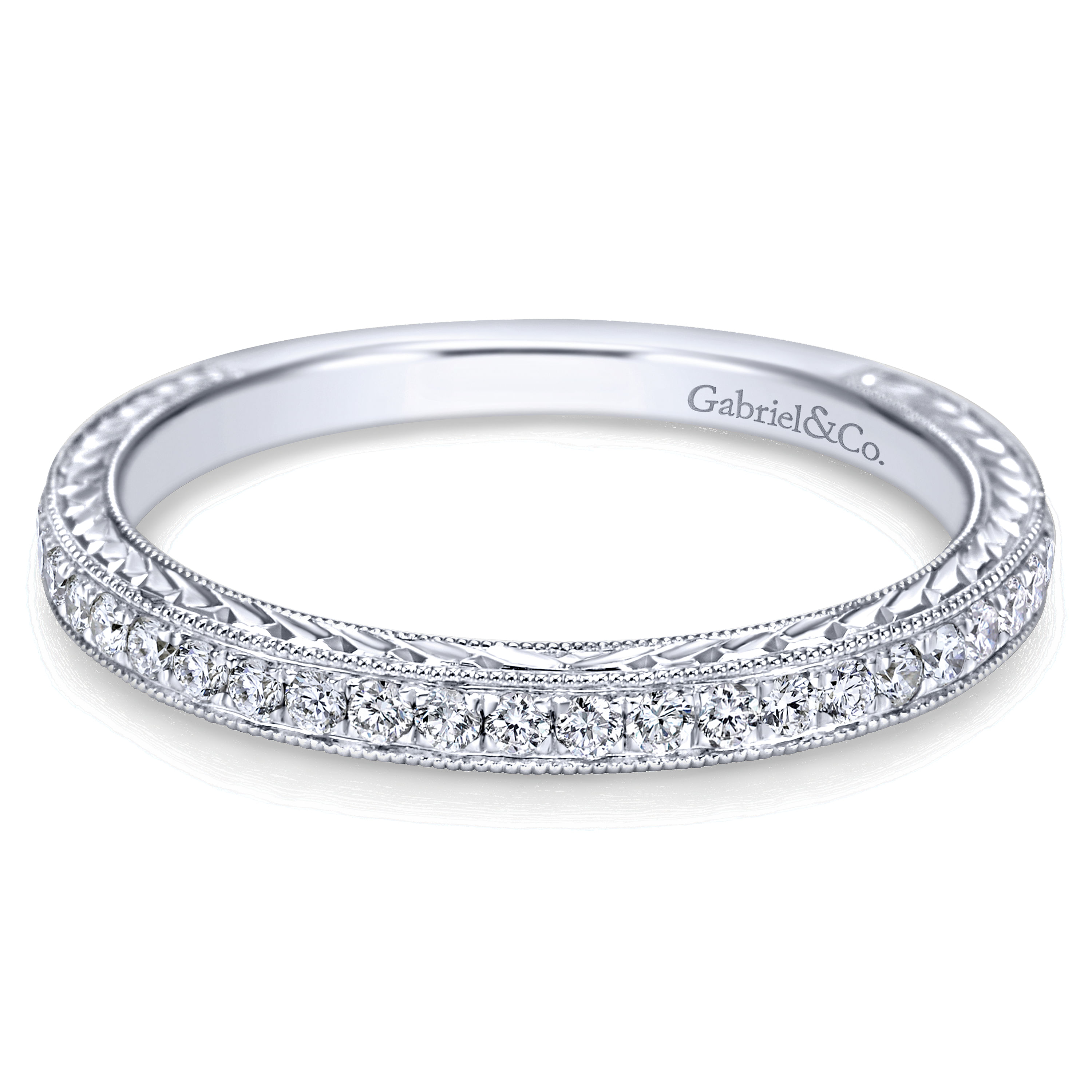 14k White Gold Diamond Straight 14k White Gold Diamond Straight