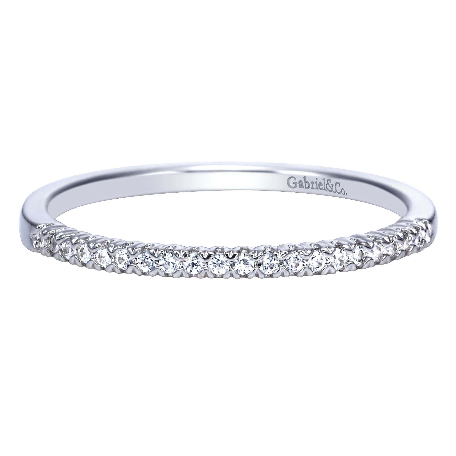 14k White Gold Diamond Straight 14k White Gold Diamond Straight