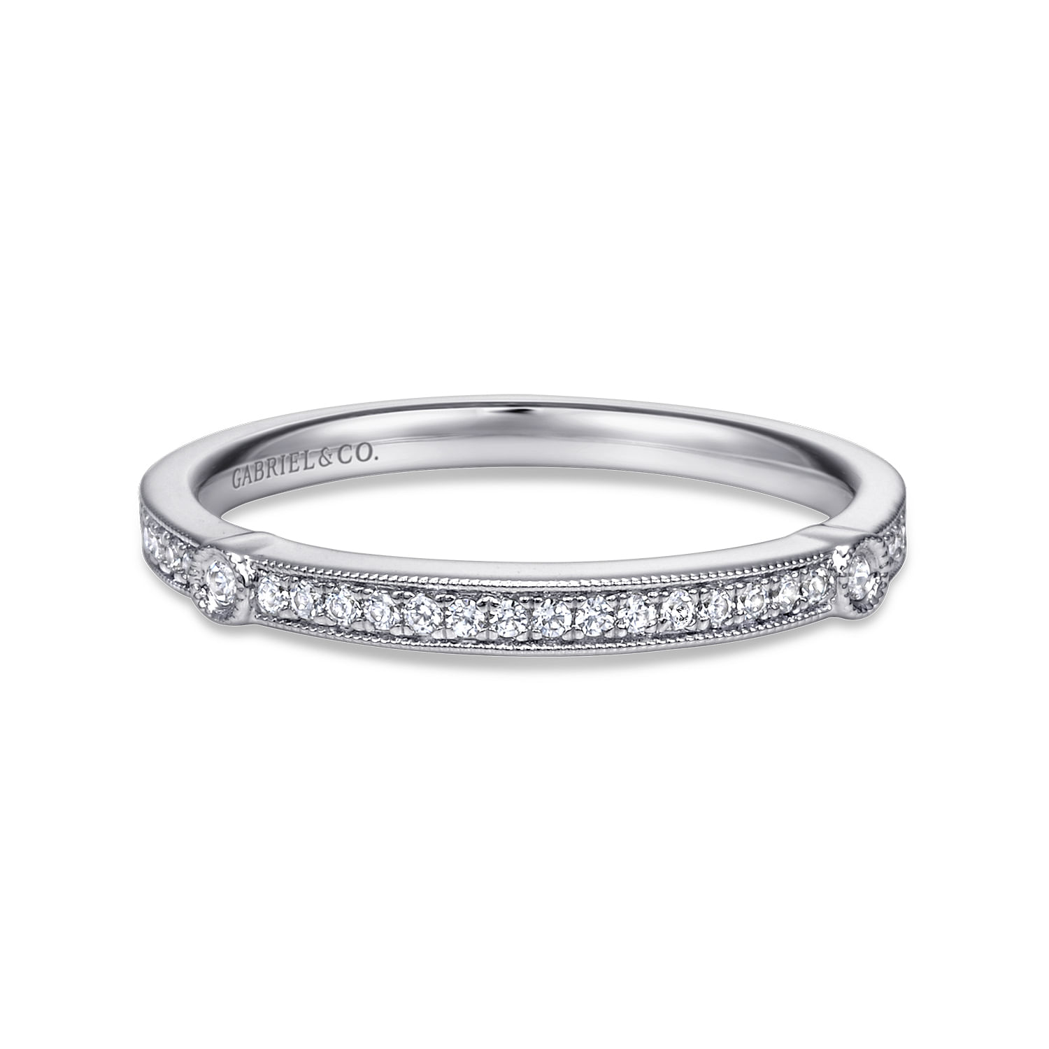 14k White Gold Diamond Straight 14k White Gold Diamond Straight