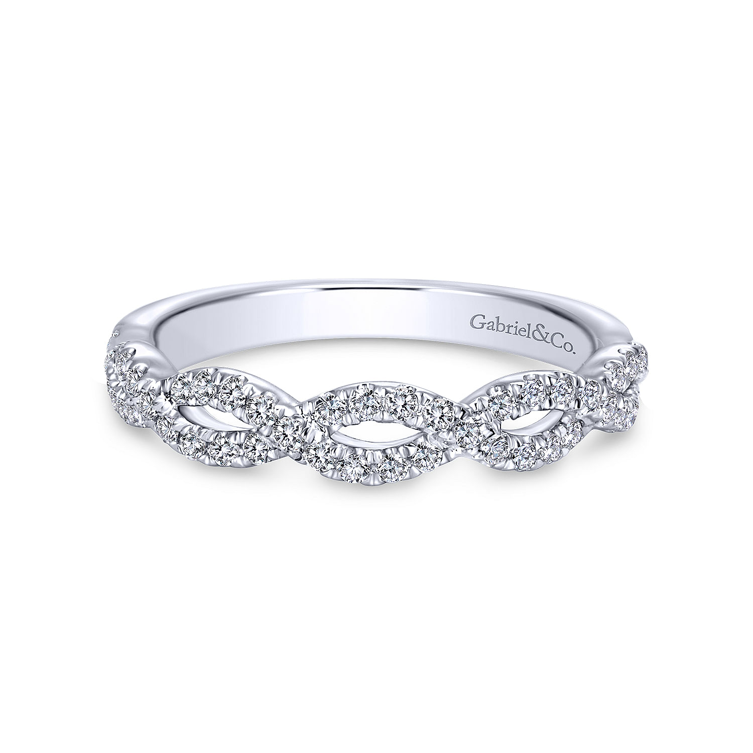 14k White Gold Diamond Straight 14k White Gold Diamond Straight