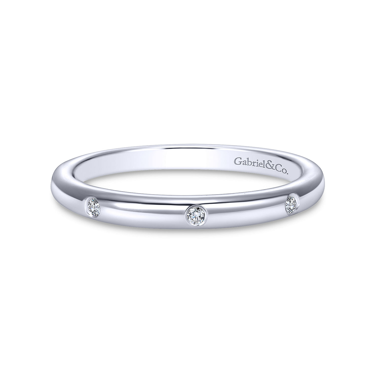 14k White Gold Diamond Straight 14k White Gold Diamond Straight