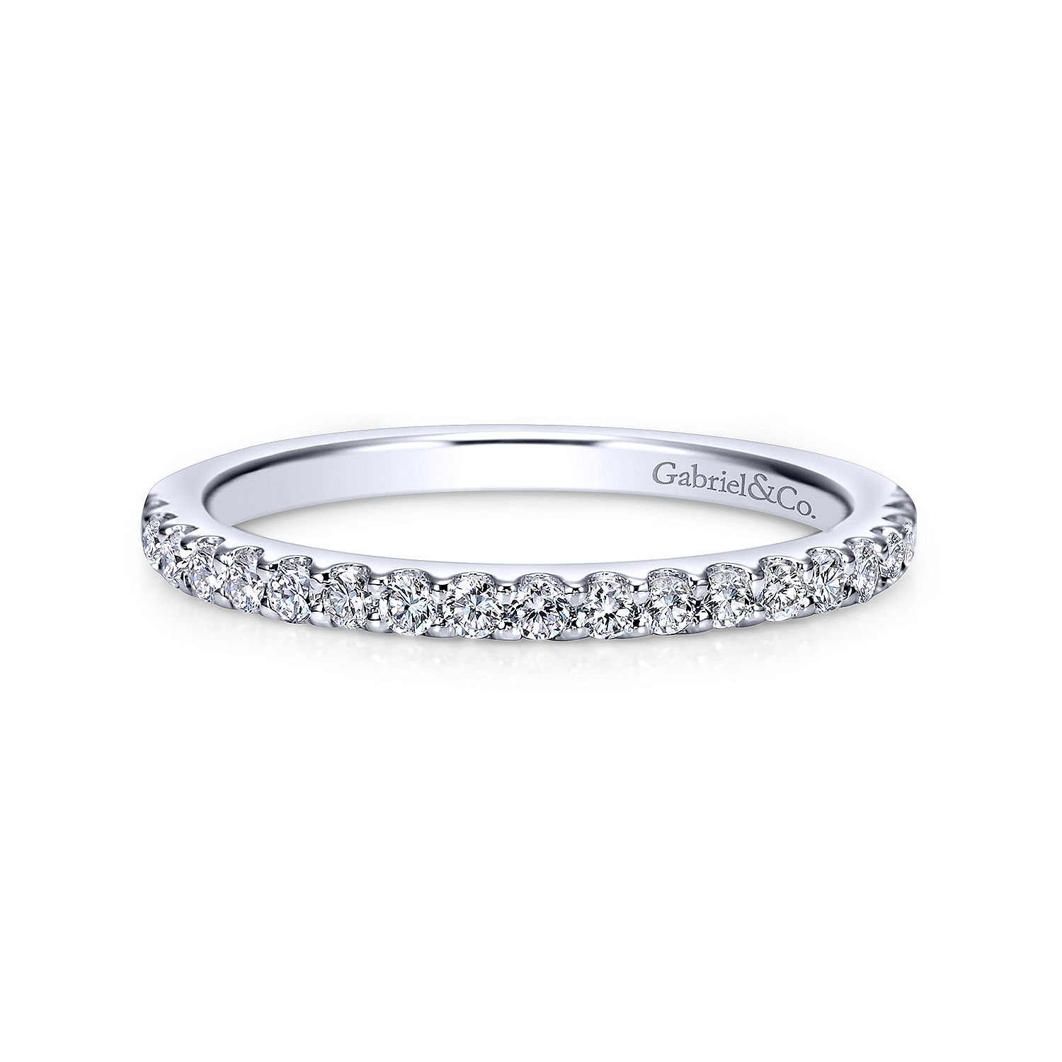 14k White Gold Diamond Straight 14k White Gold Diamond Straight