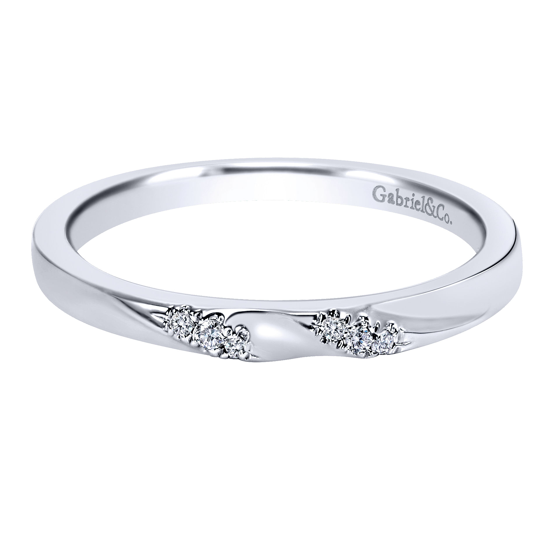 14k White Gold Diamond Straight 14k White Gold Diamond Straight