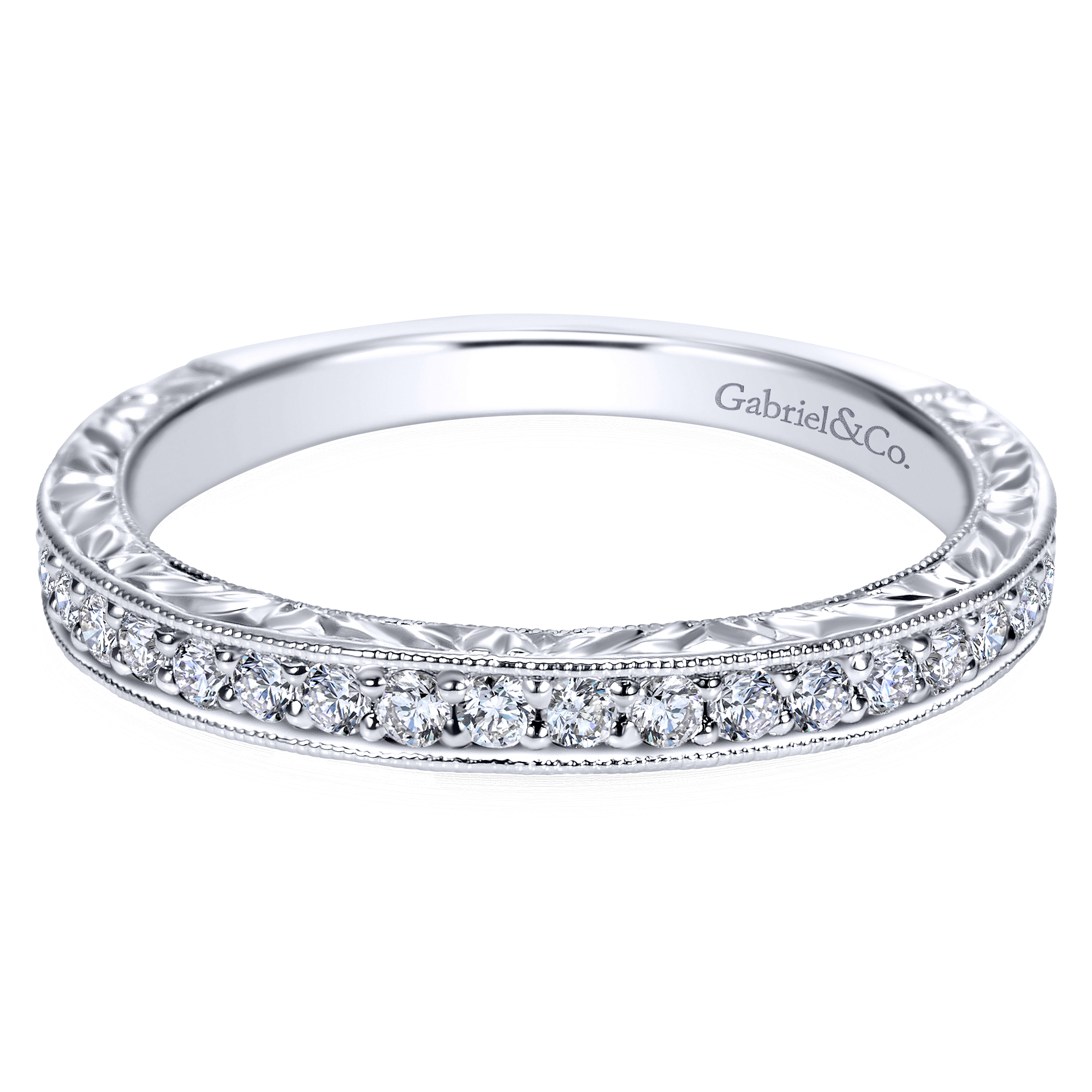14k White Gold Diamond Straight 14k White Gold Diamond Straight