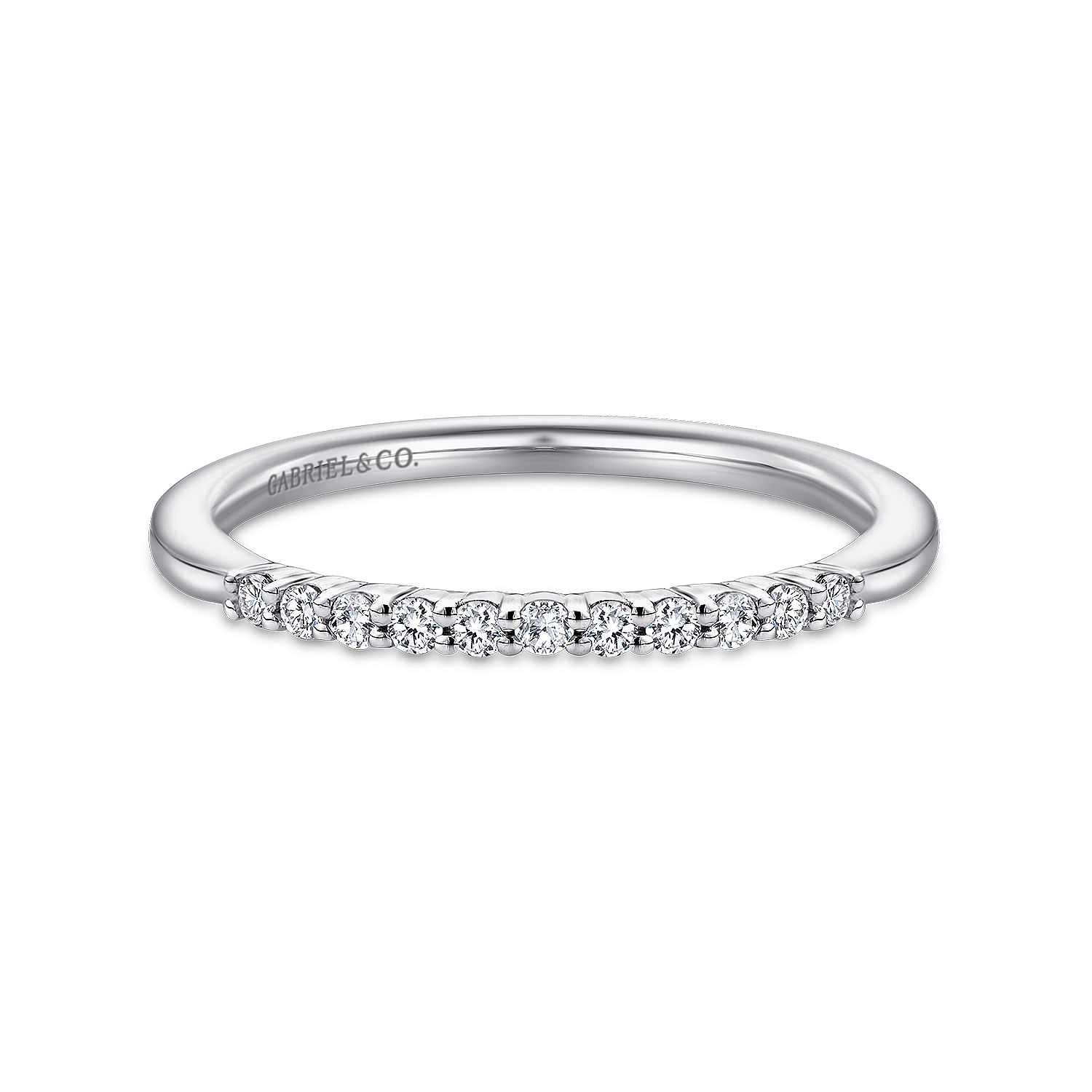 14k White Gold Diamond Straight 14k White Gold Diamond Straight