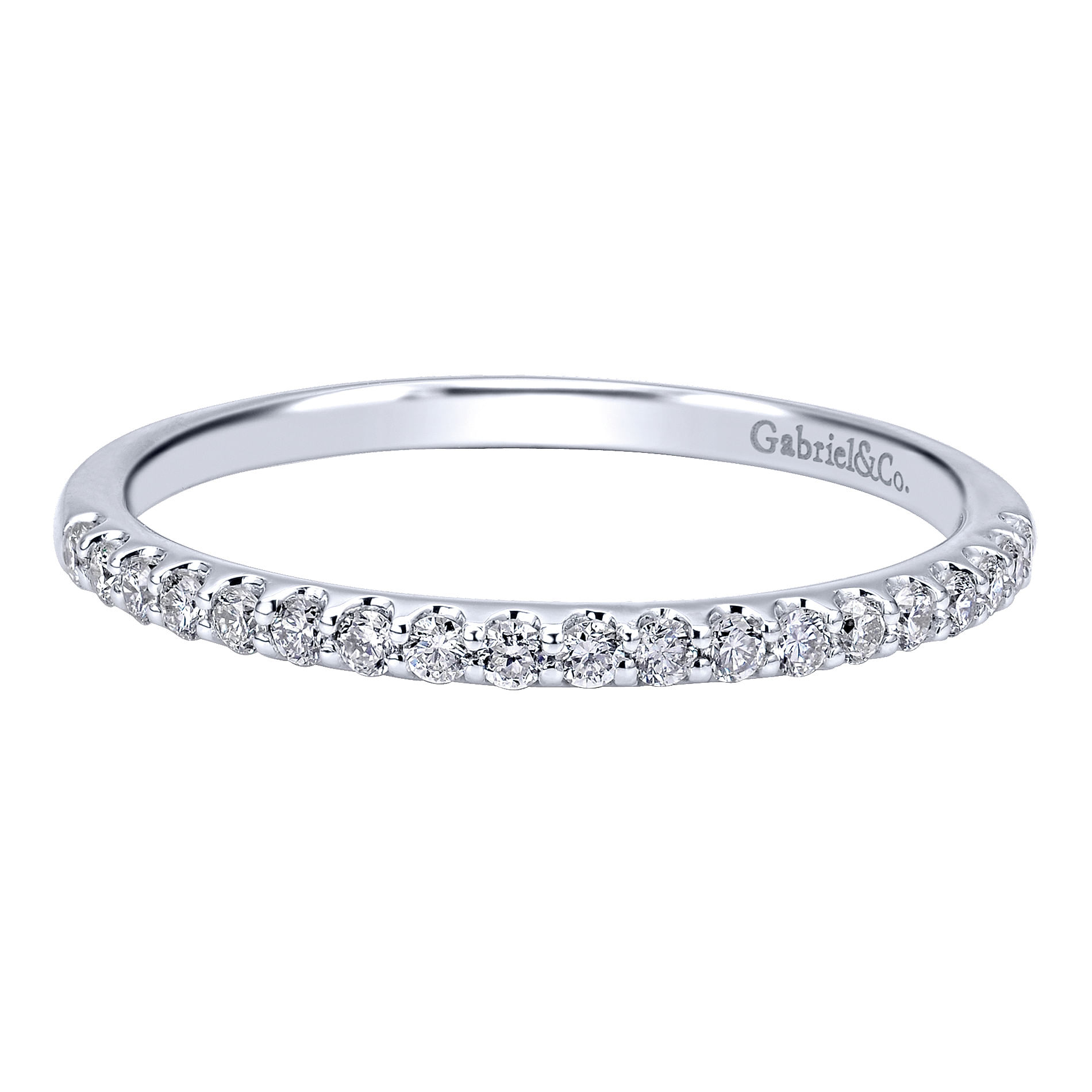 14k White Gold Diamond Straight 14k White Gold Diamond Straight