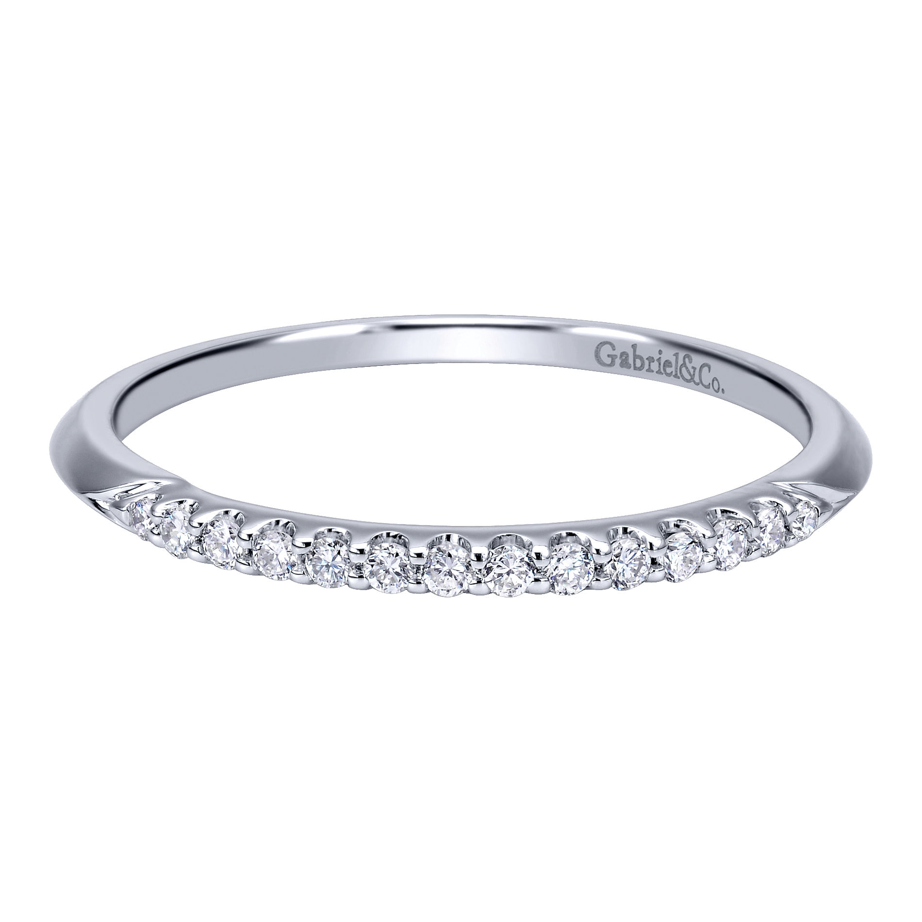 14k White Gold Diamond Straight 14k White Gold Diamond Straight