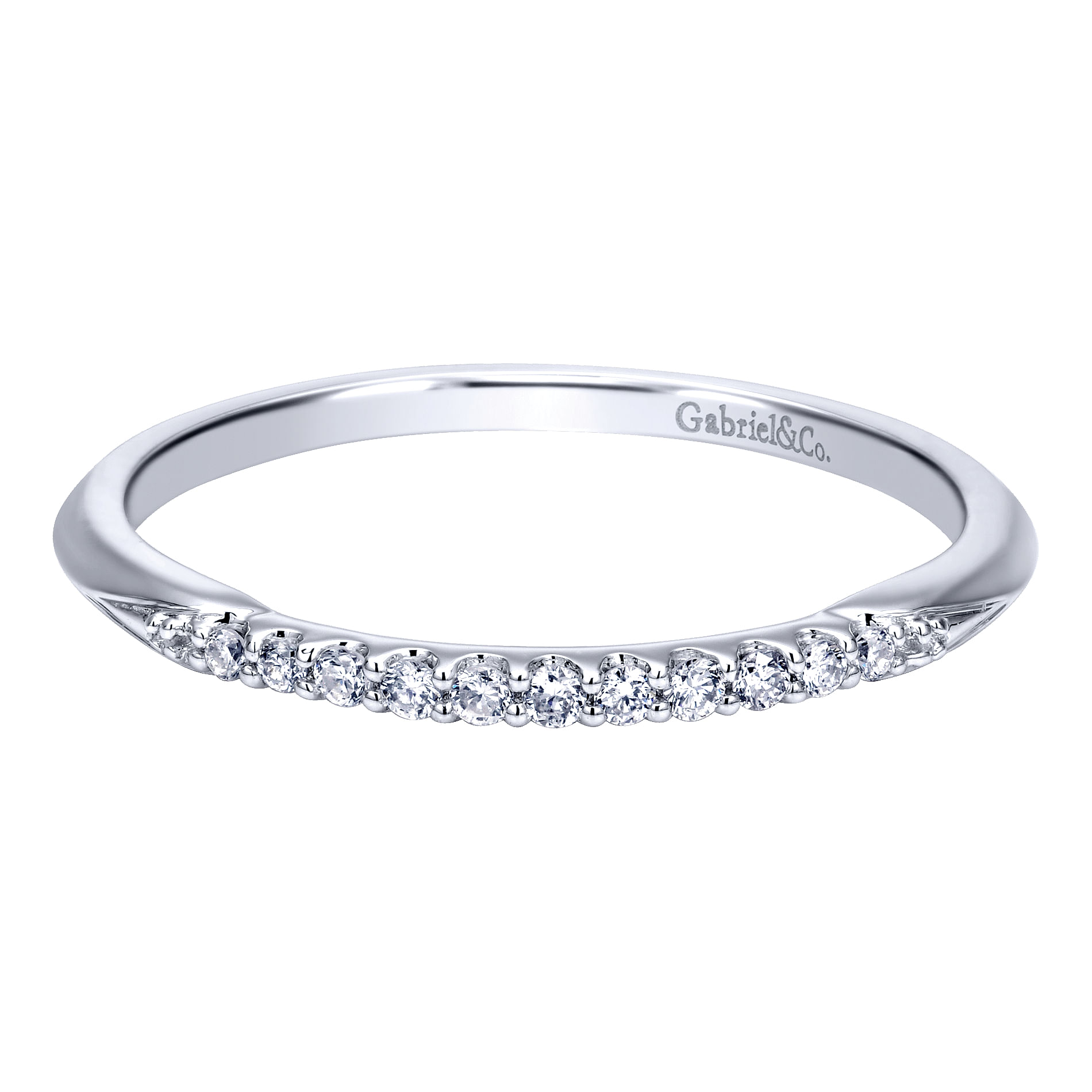14k White Gold Diamond Straight 14k White Gold Diamond Straight