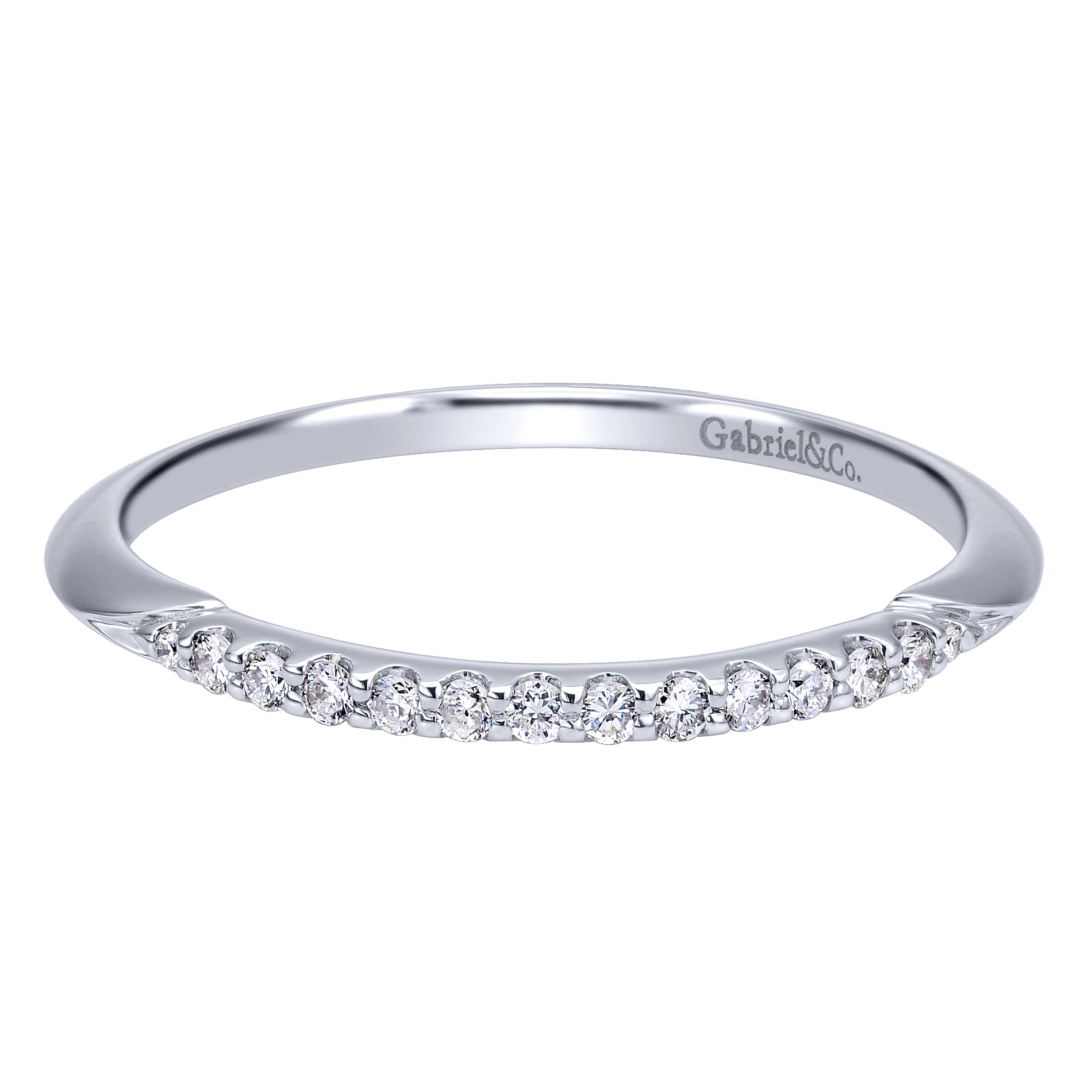 14k White Gold Diamond Straight 14k White Gold Diamond Straight