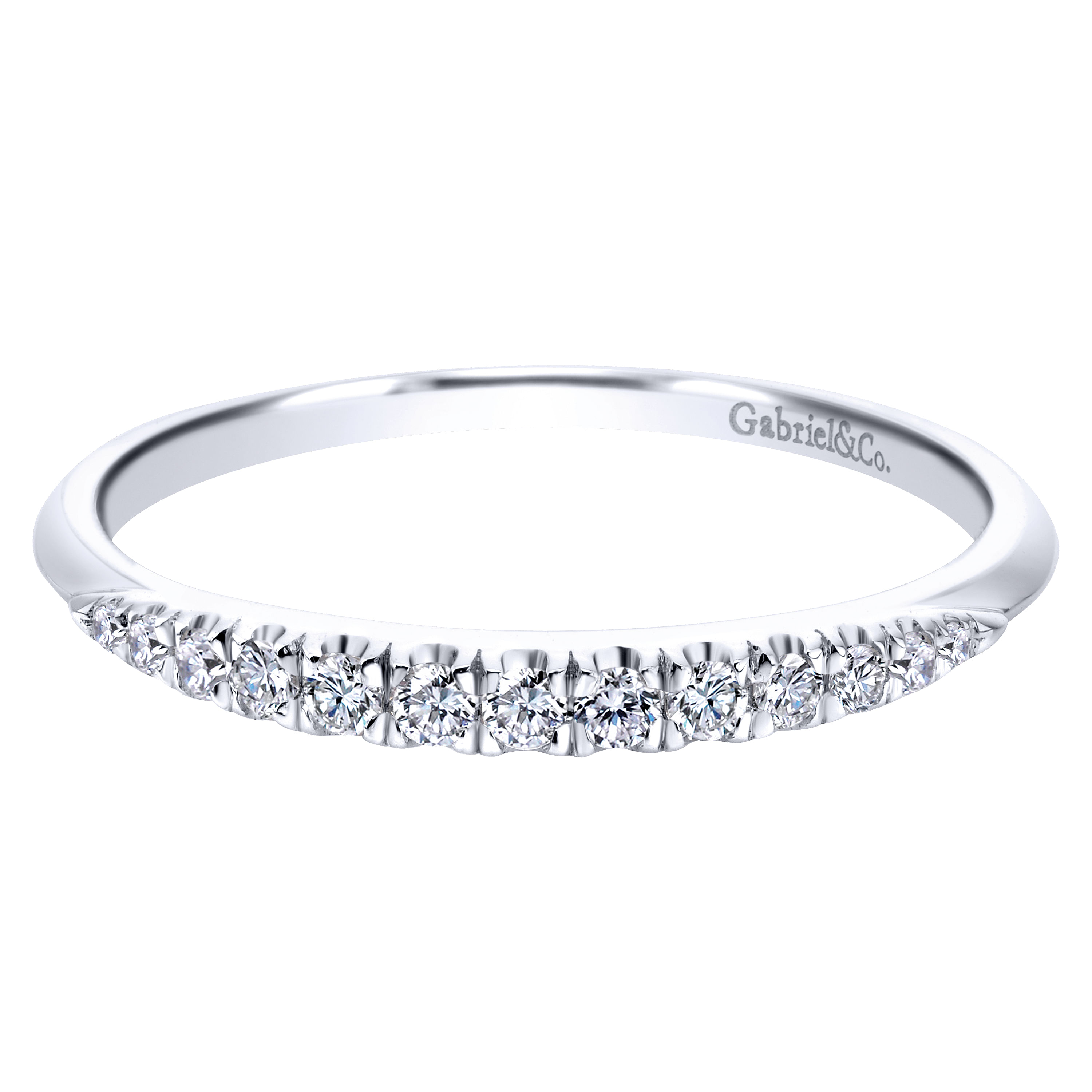 14k White Gold Diamond Straight 14k White Gold Diamond Straight