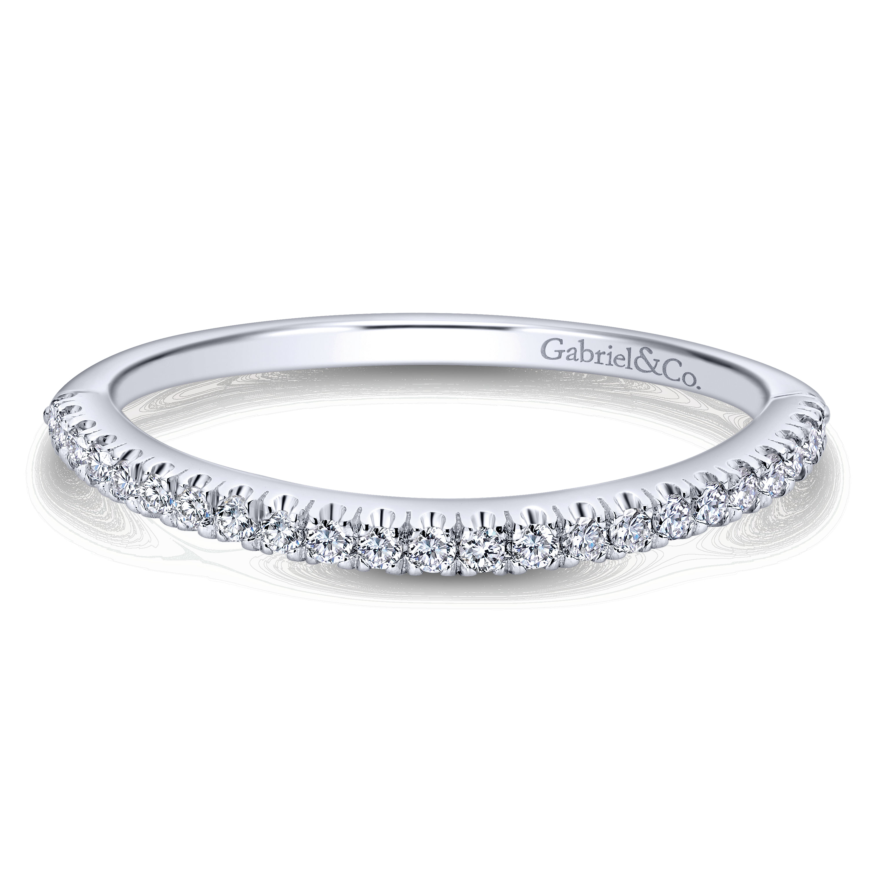 14k White Gold Diamond Straight 14k White Gold Diamond Straight