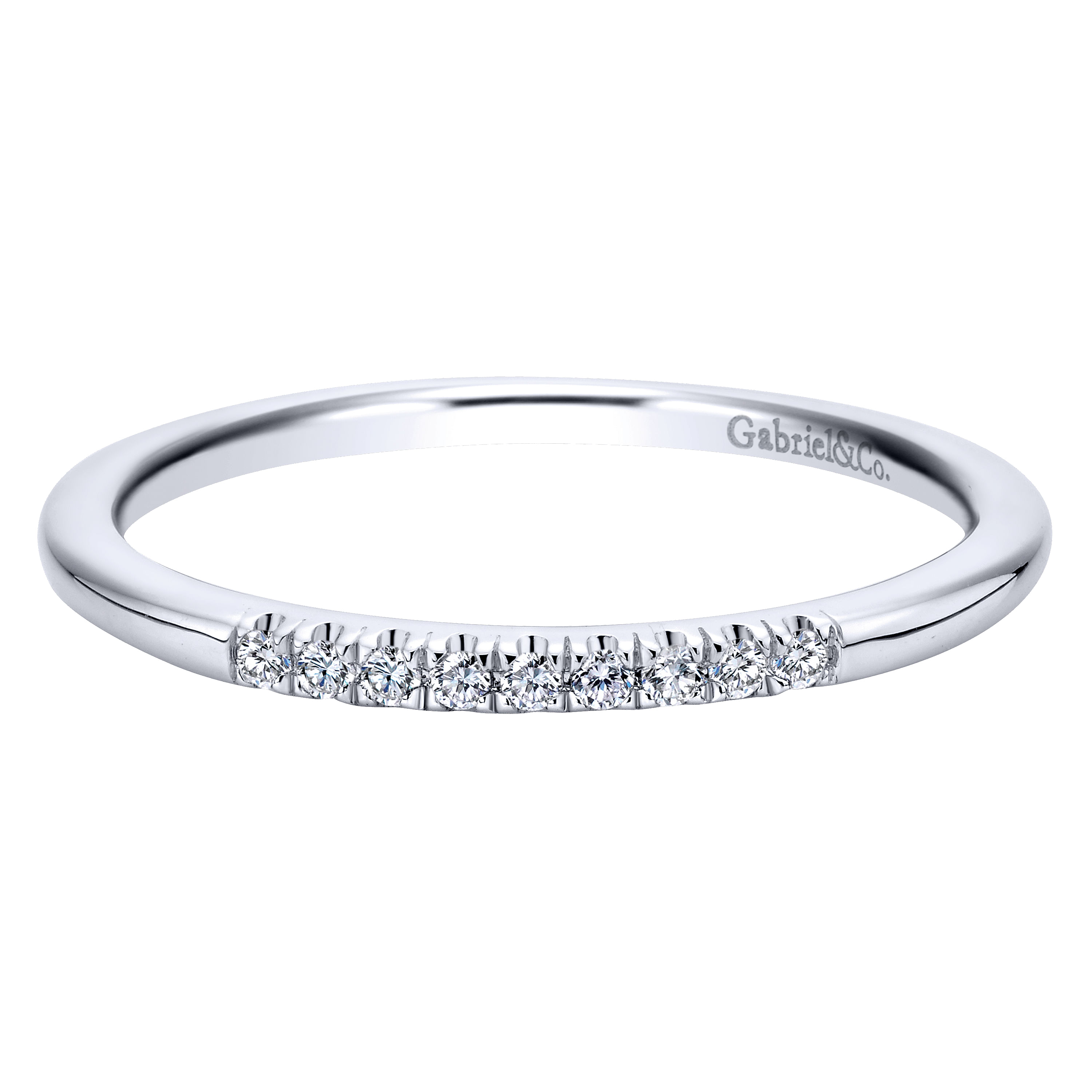 14k White Gold Diamond Straight 14k White Gold Diamond Straight