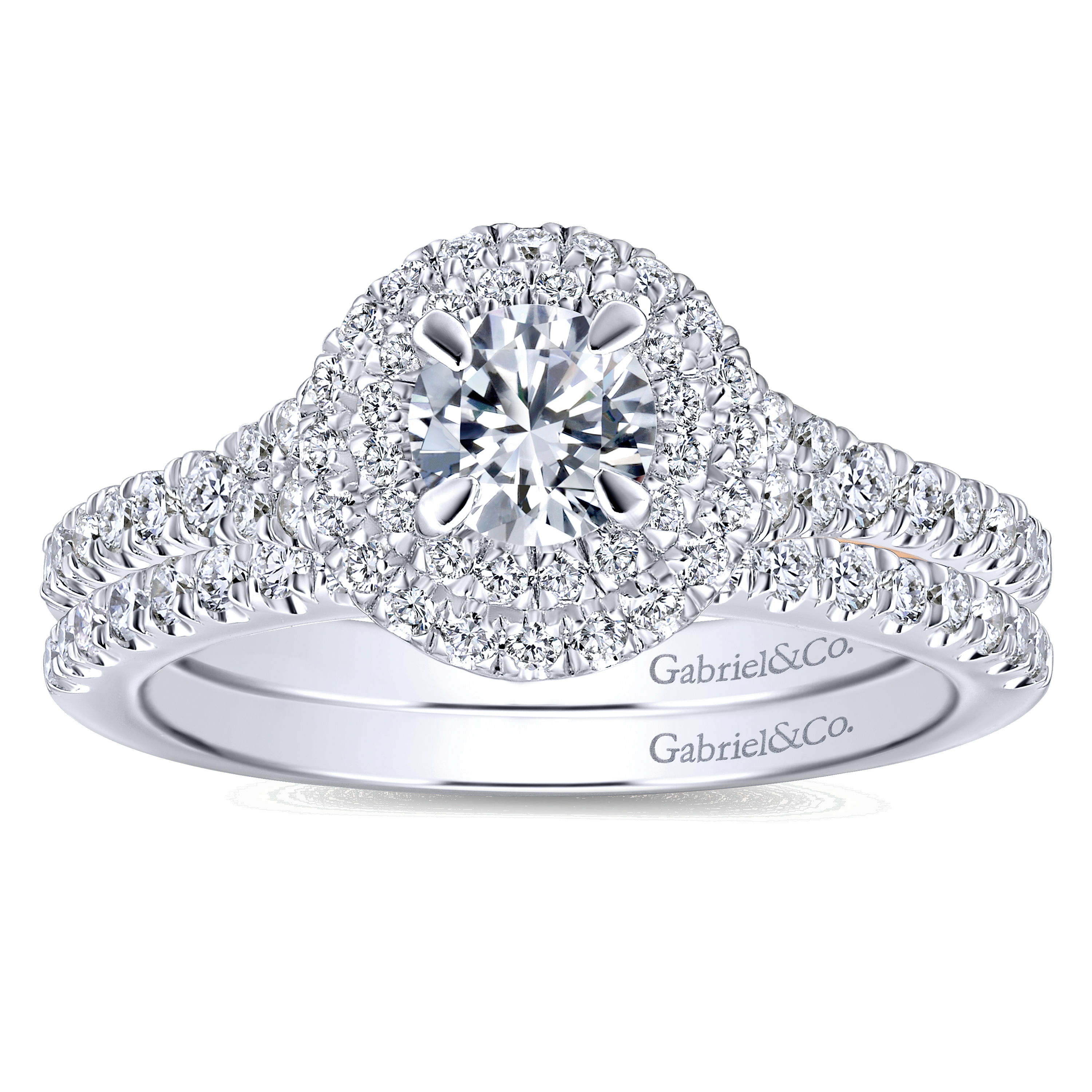 14k White Gold Diamond Straight Wedding Band angle 4 14k White Gold Diamond Straight Wedding Band angle 4