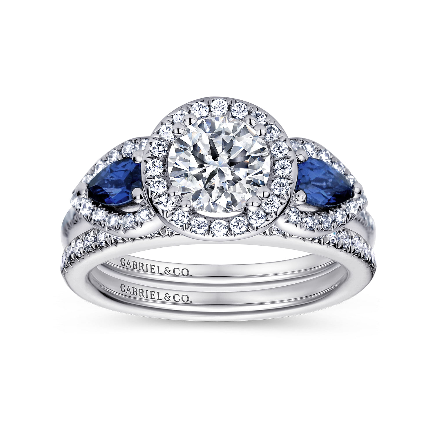 14k White Gold Diamond Straight Wedding Band angle 4 14k White Gold Diamond Straight Wedding Band angle 4