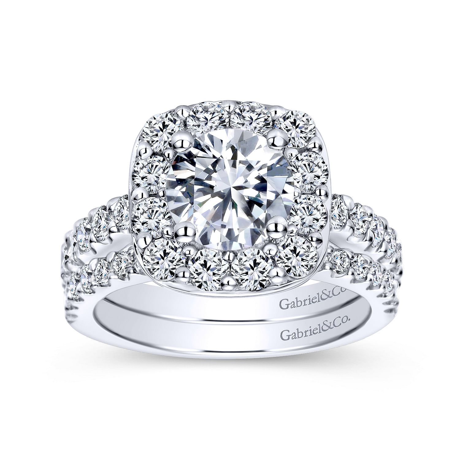 14k White Gold Diamond Straight Wedding Band angle 4 14k White Gold Diamond Straight Wedding Band angle 4